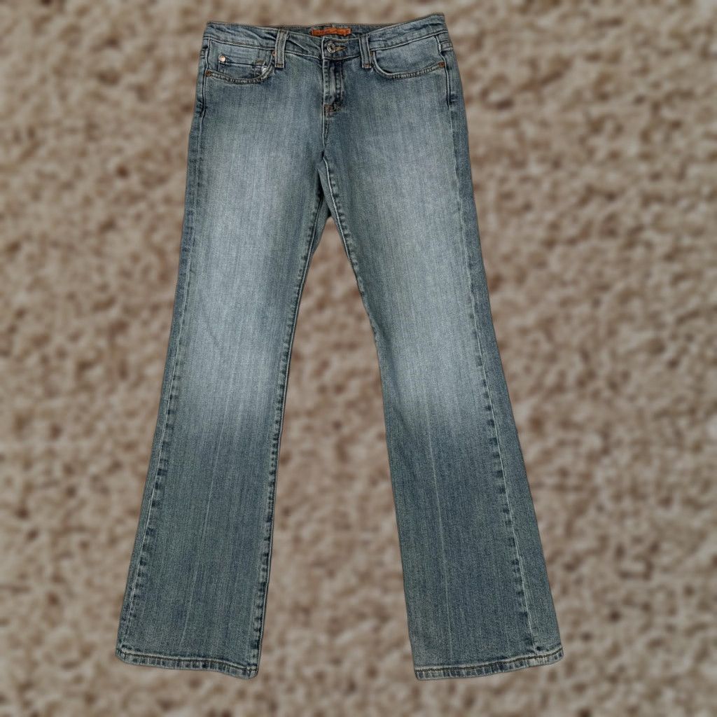 Denime Vertigo Jeans Juniors 11/12 Light Wash Mid Rise Straight Stretch Denim 30x32 Size 32" / US 10 / IT 46 - 1 Thumbnail