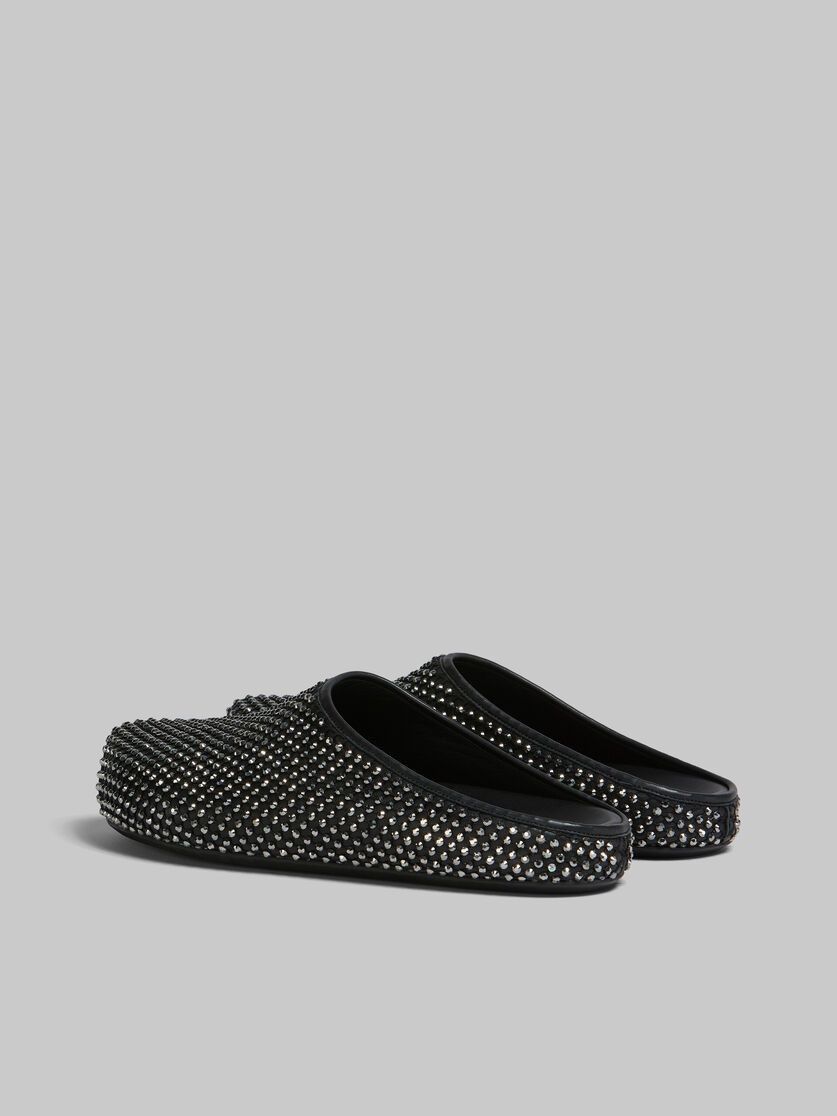 Marni o1w1db11025 Fussbett Sabot With Rhinestones in Black Size US 7 / EU 40 - 4 Thumbnail