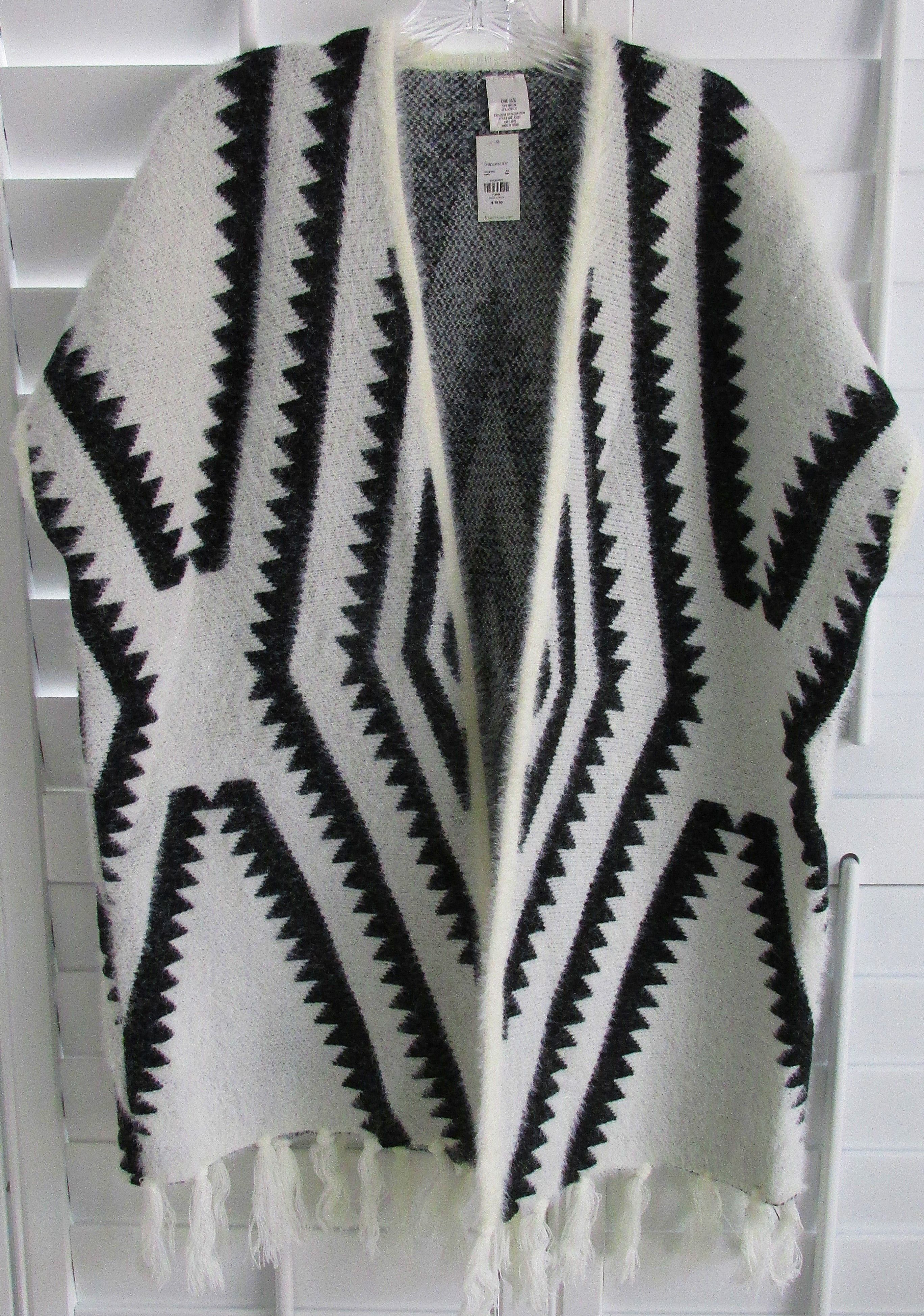 Other Francesca's (NWT) Tribal Design Cardigan Sweater-One Size Size ONE SIZE - 1 Thumbnail