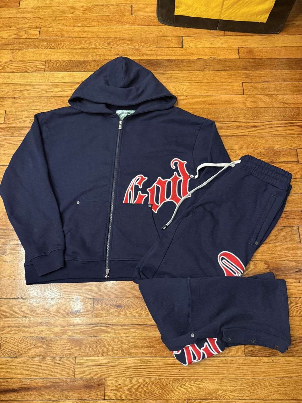 Godspeed GodSpeed Navy Blue Red Track Suit Size Medium Size US M / EU 48-50 / 2 - 1 Thumbnail