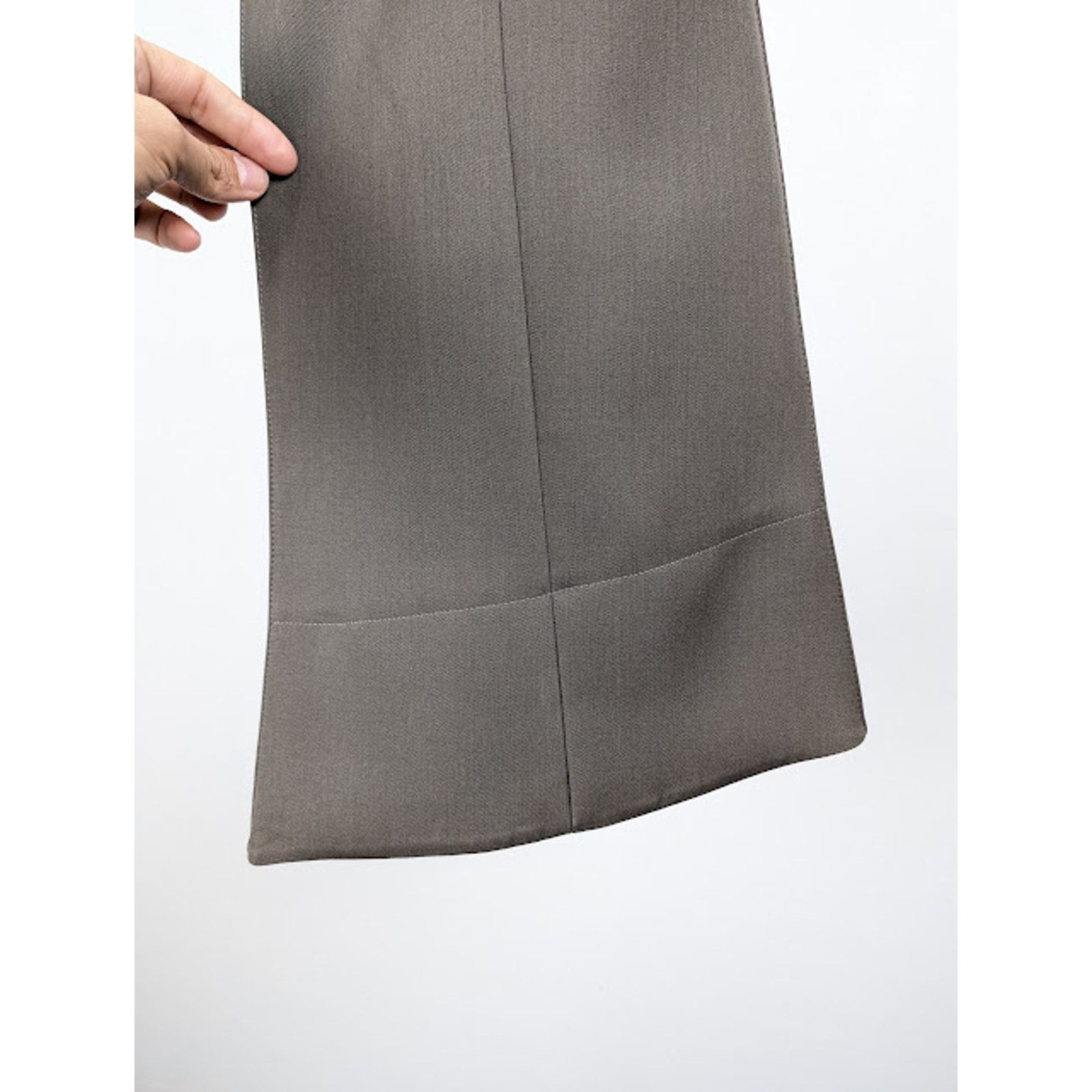 Bottega Veneta o1rshd1 Compact Wool Trousers in Olive Size US 34 / EU 50 - 5 Thumbnail