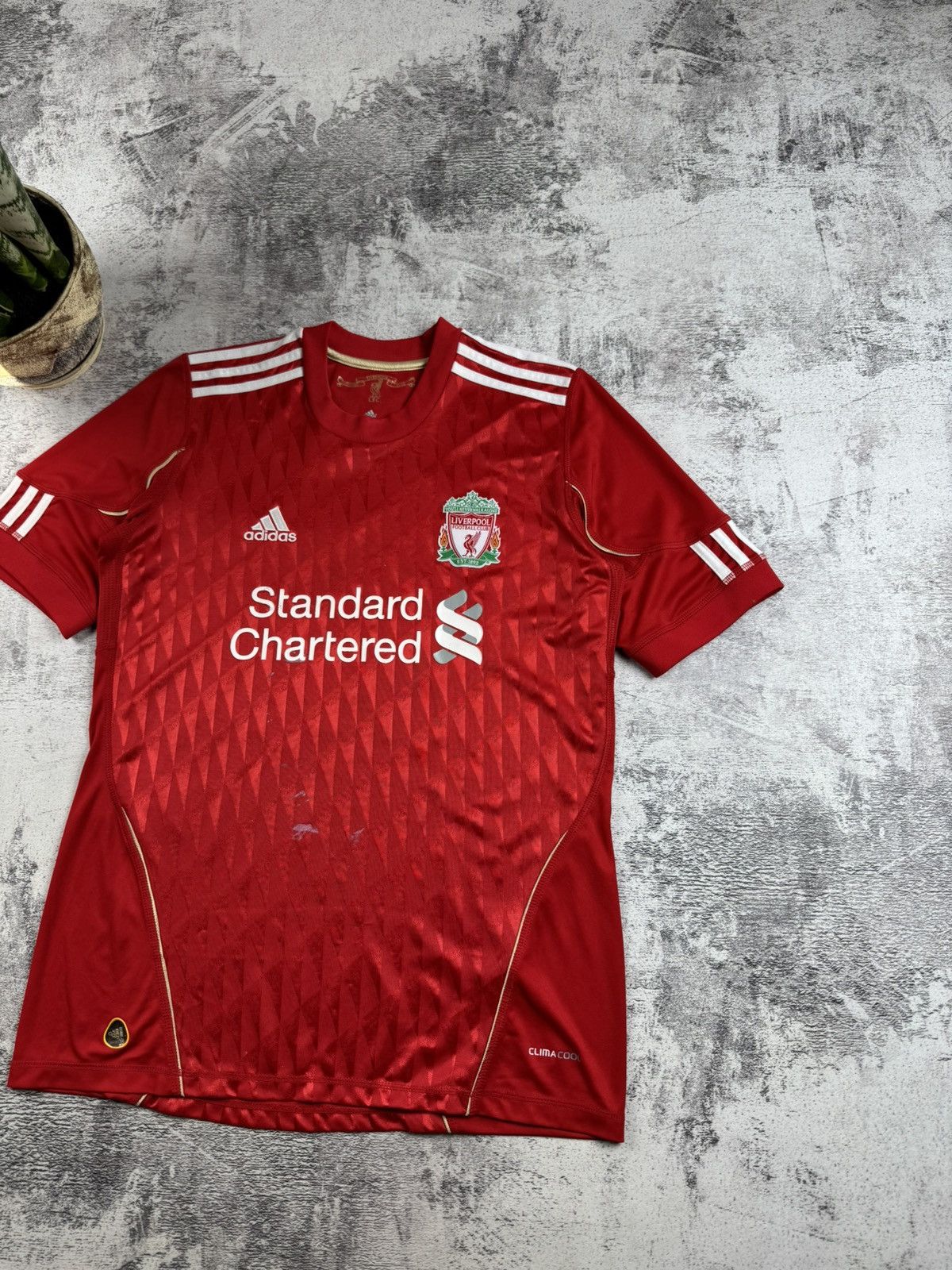 Adidas #10 Joe Cole LFC Liverpool 2010 2012 Men’s Medium Size Soccer Football T Shirt Jersey Size US M / EU 48-50 / 2 - 5 Thumbnail