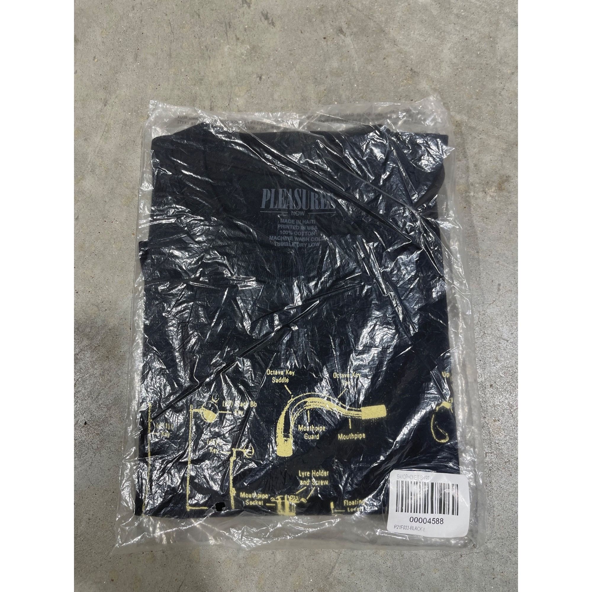 Pleasures NEW PLEASURES SAXOPHONE BLACK TEE SZ LARGE Size US L / EU 52-54 / 3 - 2 Thumbnail