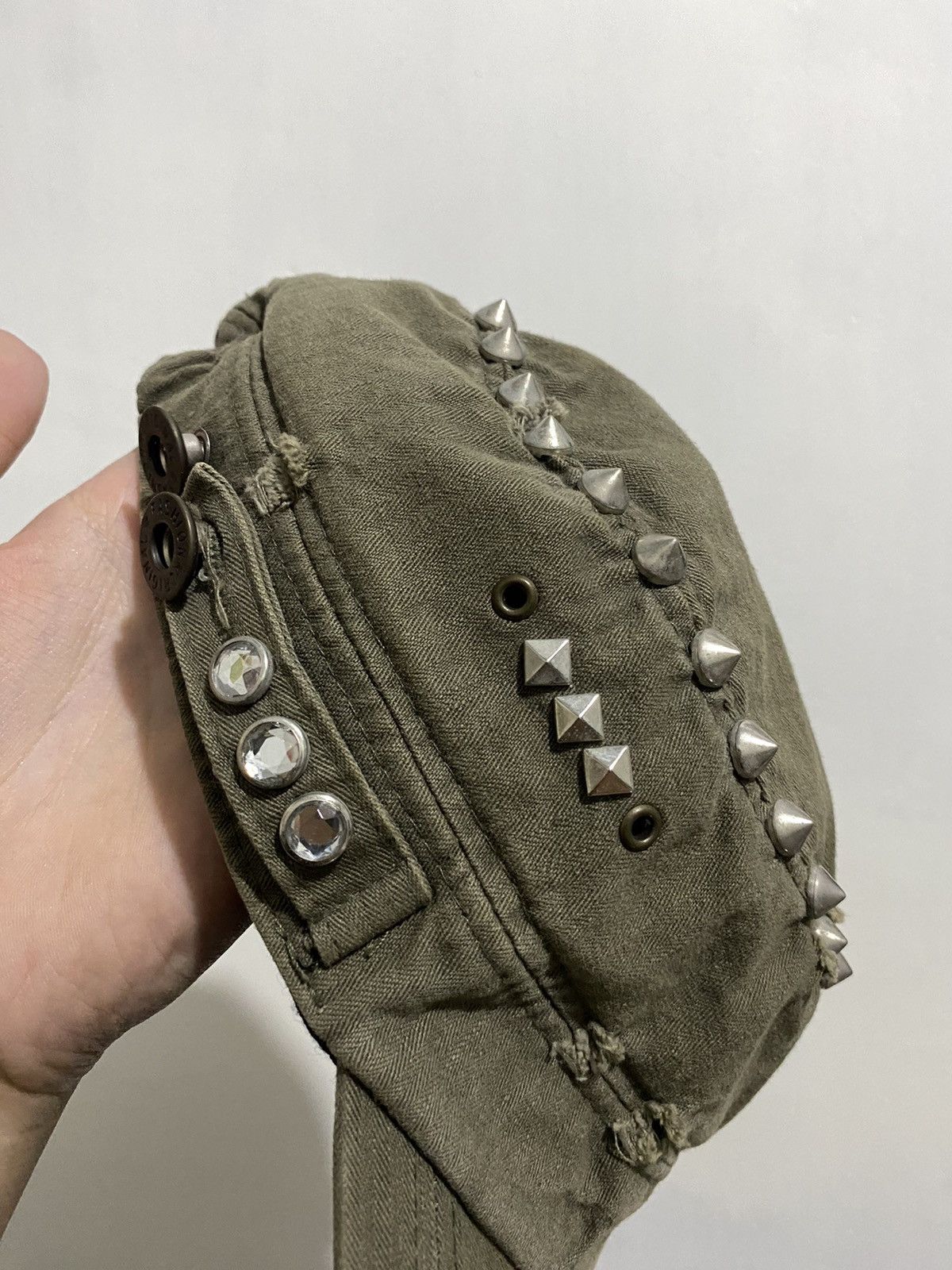 Hysteric Glamour × If Six Was Nine × Japanese Brand Cadet Distressed Spike Hat Size ONE SIZE - 8 Thumbnail