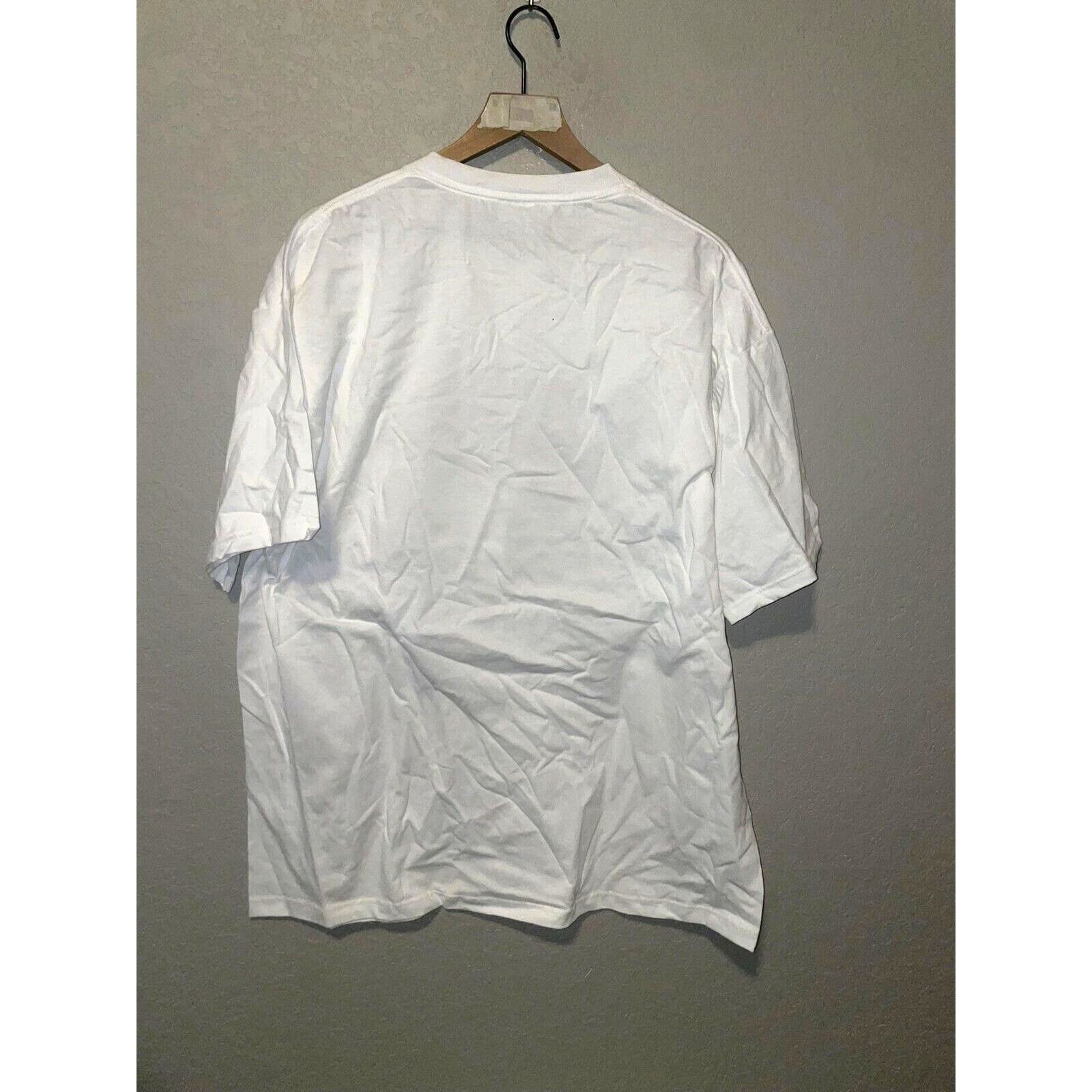 Jerzees Vintage New Mexico Shirt Acoma Pueblo Tribal Print White Tee Size US XL / EU 56 / 4 - 9 Thumbnail