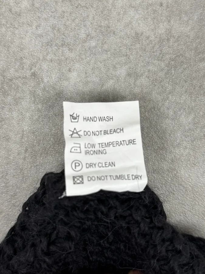 Jean Paul Gaultier 2000s Jean Paul Gaultier Black Wool Beanie Size ONE SIZE - 7 Thumbnail