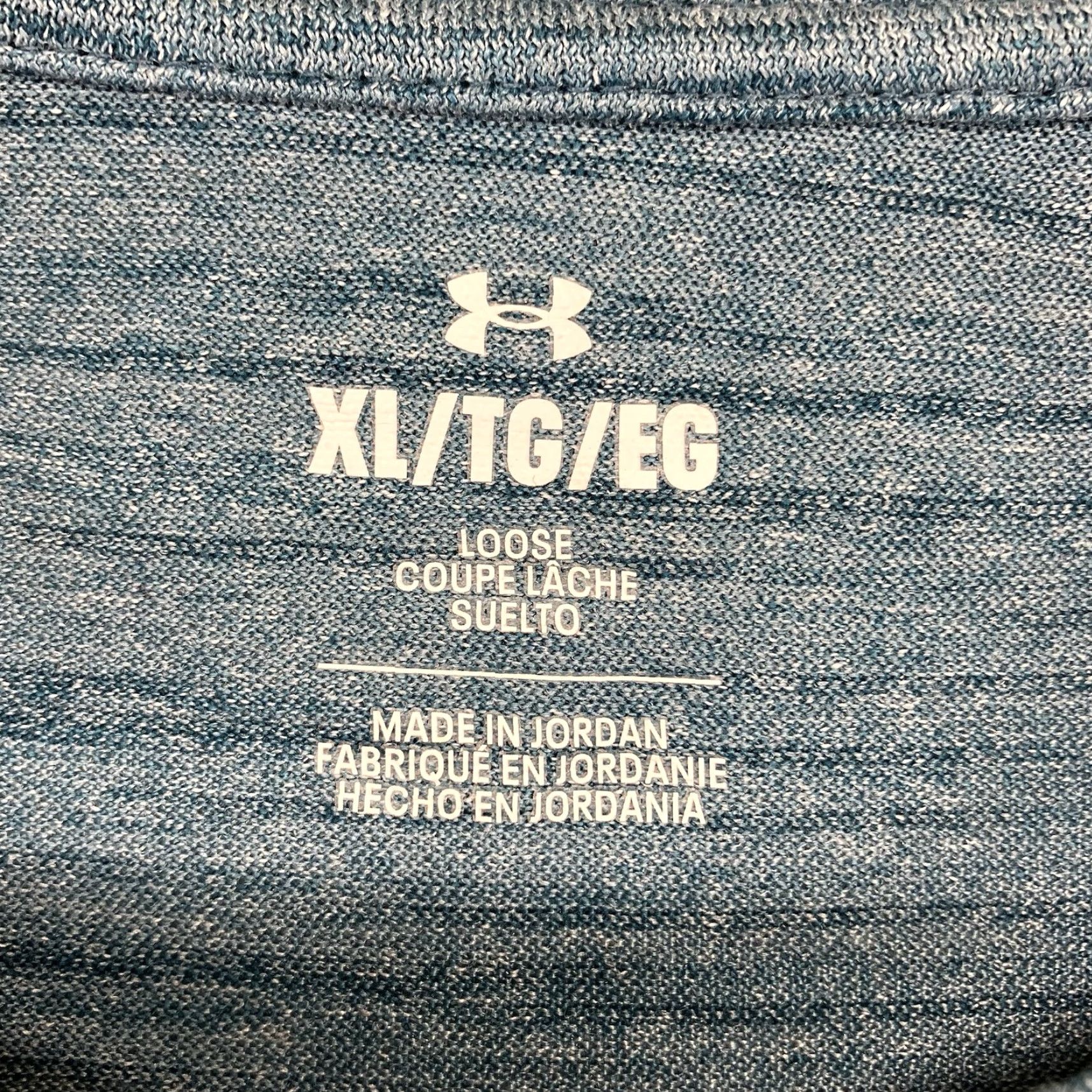 Under Armour Under Armour T Shirt Mens XL Loose Fit Heather Teal Thin Lightweight Size US L / EU 52-54 / 3 - 3 Thumbnail