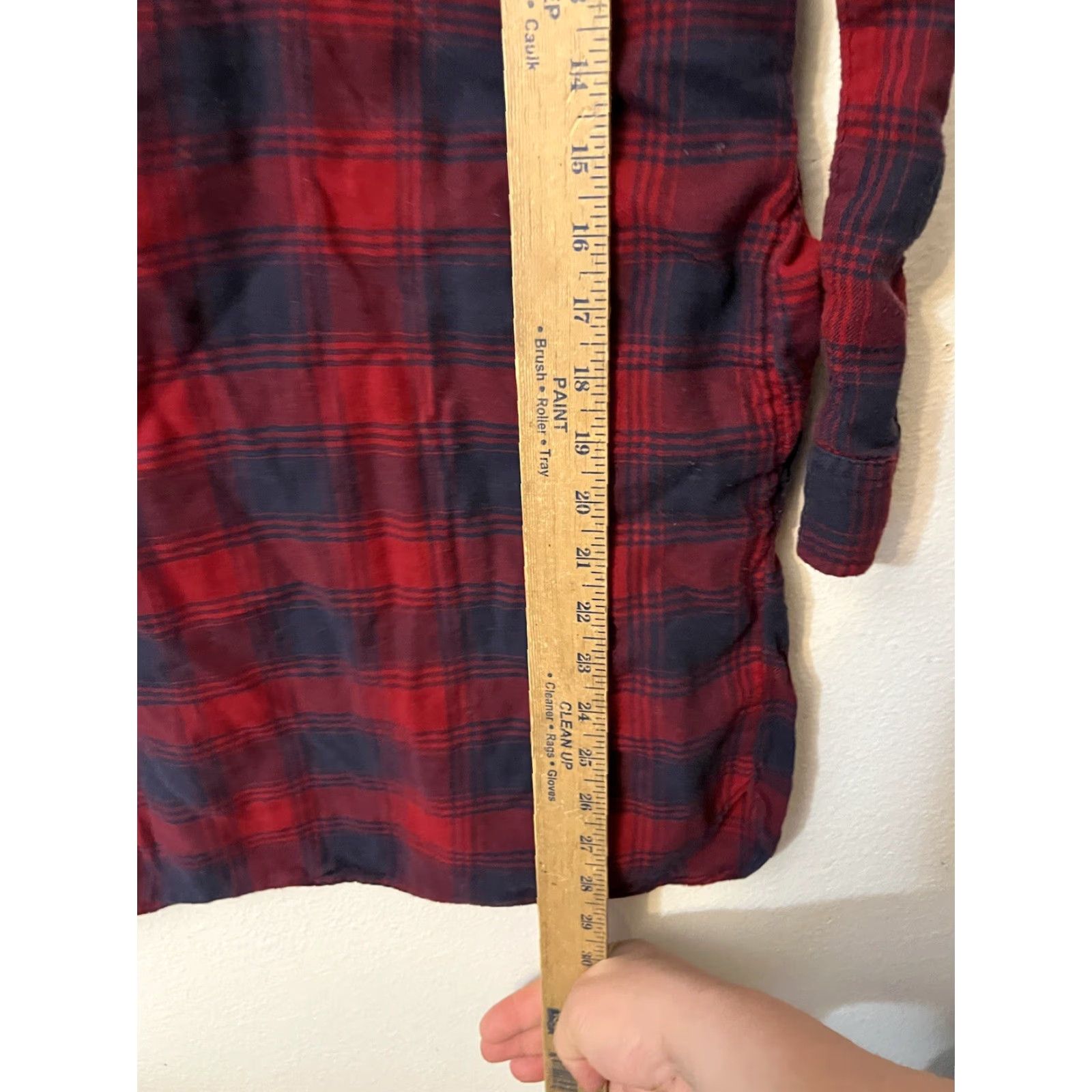 J.Crew J.CREW Dress Adult Petite XS Red Plaid Flannel Womens Size XS / US 0-2 / IT 36-38 - 5 Thumbnail