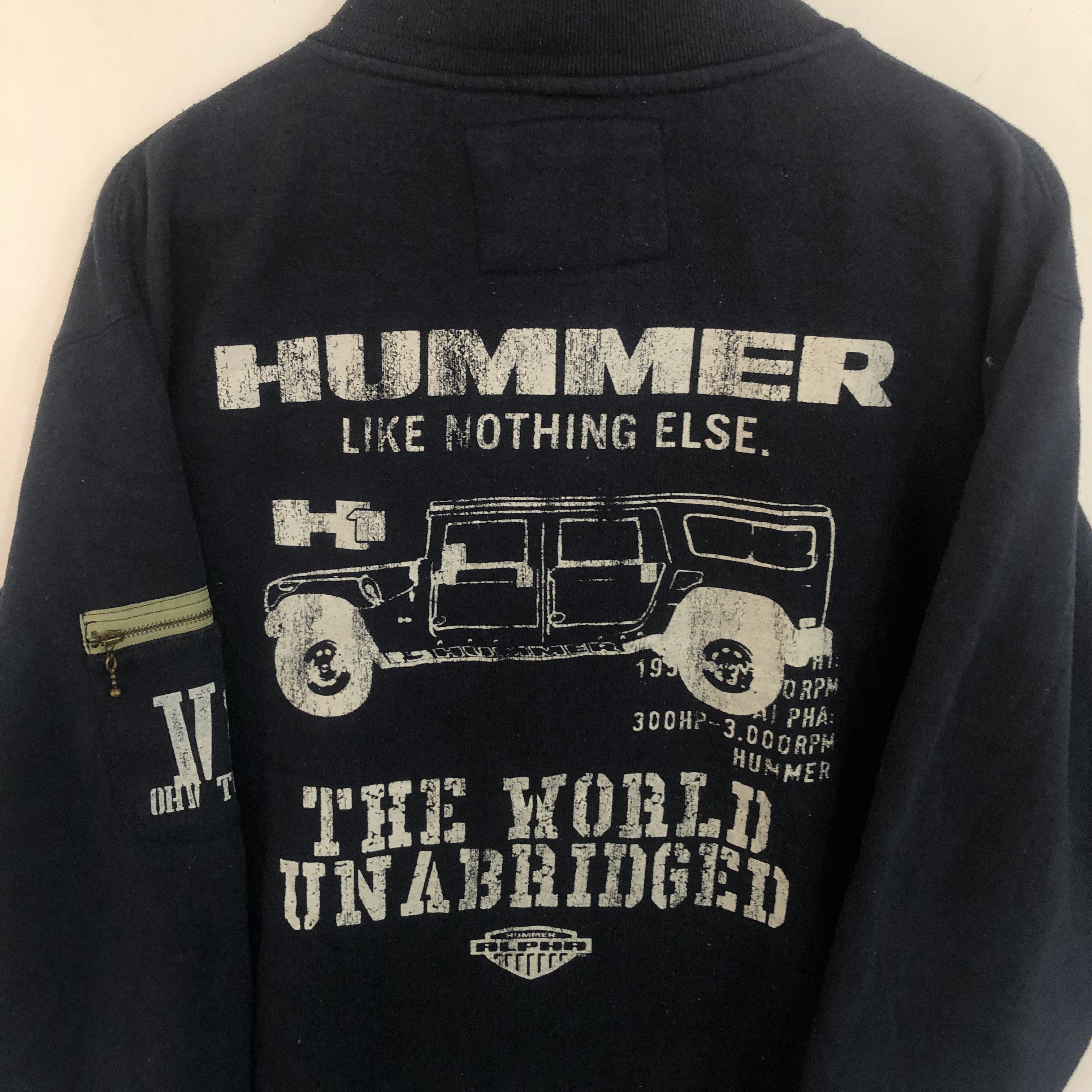 Other Hummer Sweater Jacket Black 3L Navy Blue Size US XL / EU 56 / 4 - 5 Thumbnail