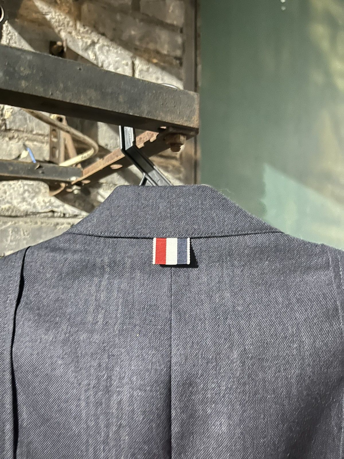 Thom Browne Thom Browne New York Navy Cotton Norfolk Safari Blazer Size 34R - 4 Thumbnail
