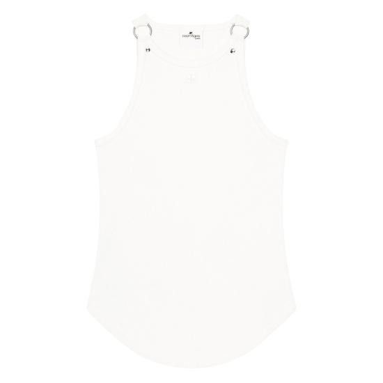 Courreges COURREGES Women Tops 325JDE142JS 0194 0001 WHITE Size S / US 4 / IT 40 - 1 Thumbnail