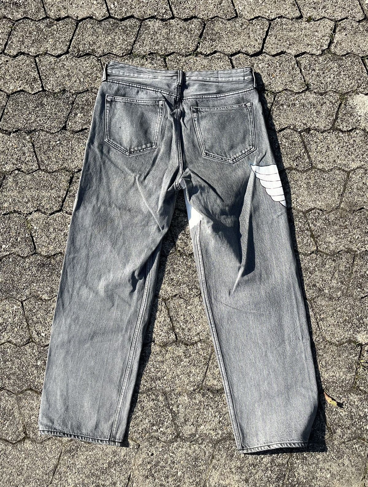 Other Elphilin Grey Denim Star Pants Size US 32 / EU 48 - 2 Thumbnail
