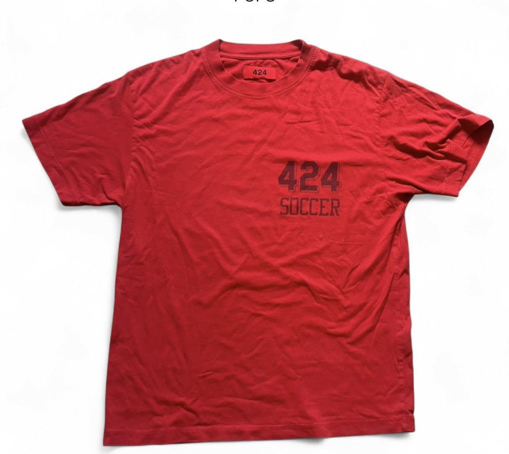 424 SS19 424 Soccer Tee Size US S / EU 44-46 / 1 - 1 Thumbnail