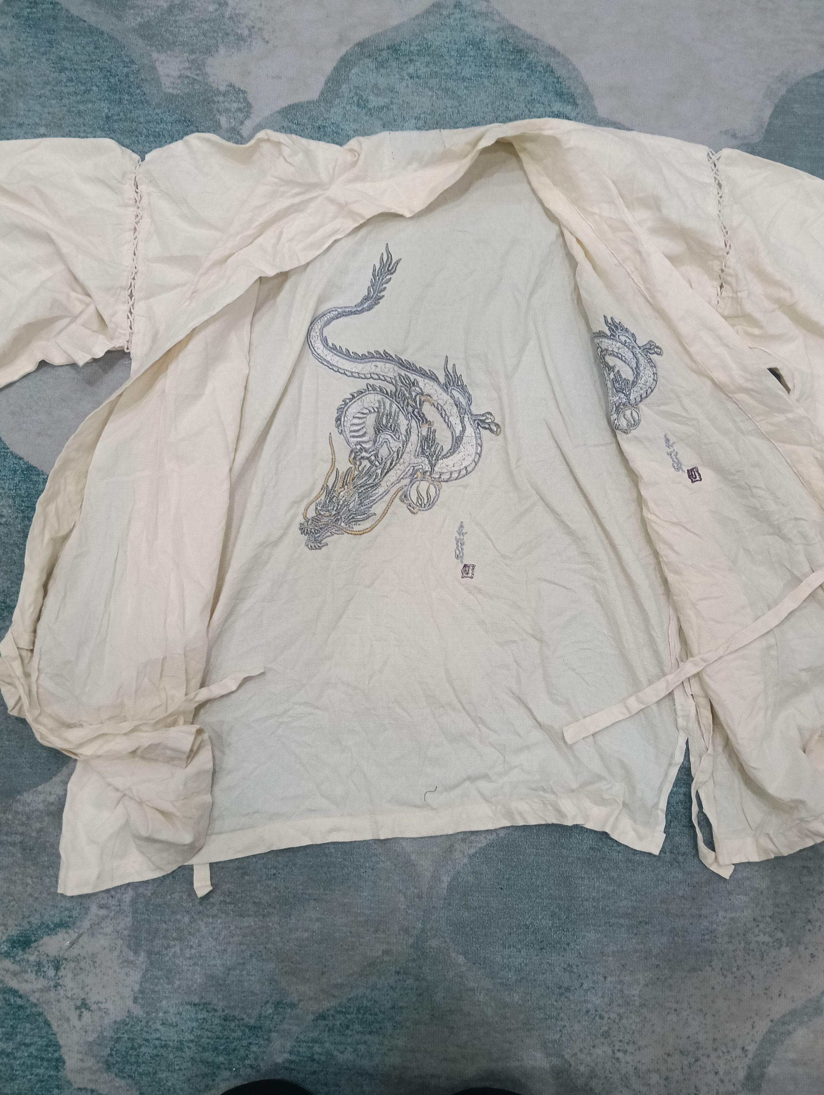 Other Rare Dragon Japanese Kimono 1 Pocket Size US L / EU 52-54 / 3 - 8 Thumbnail