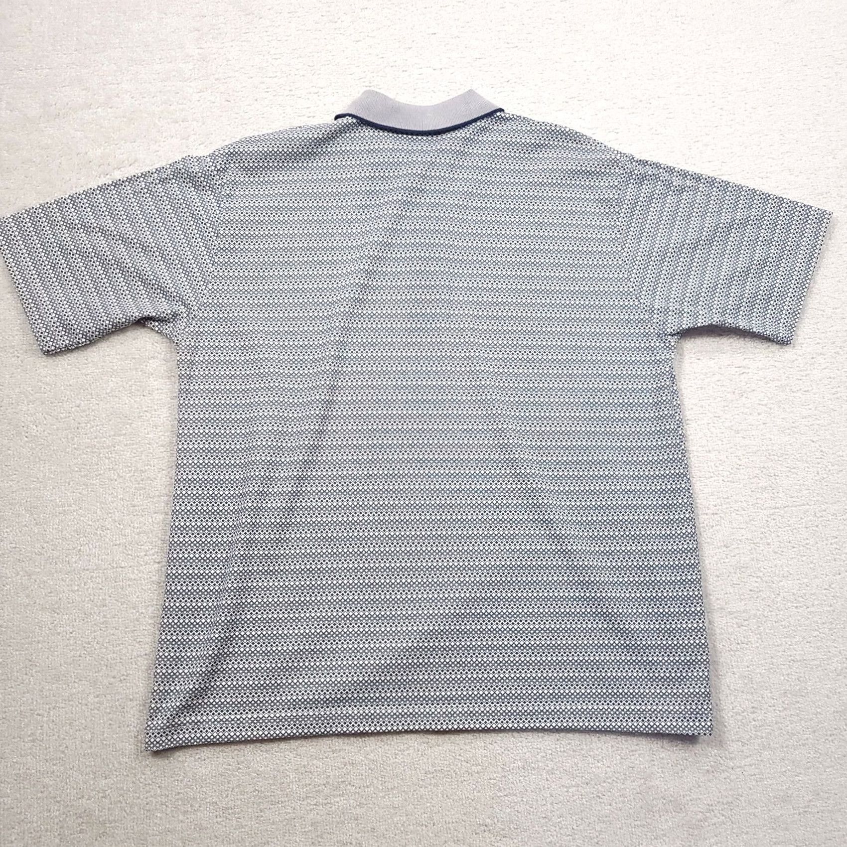 Vintage Puritan Polo Shirt Mens Size Large Diamond Print Blue Size US L / EU 52-54 / 3 - 7 Thumbnail