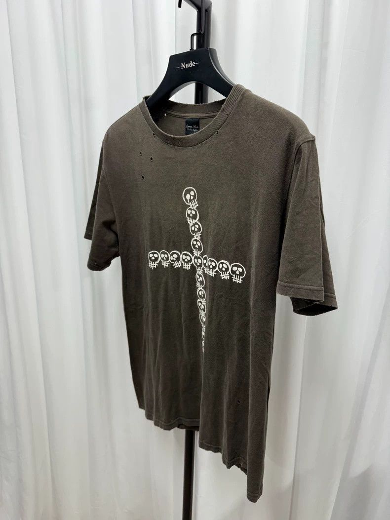 Number (N)ine Number (N)ine Skull Cross Destruction Short Sleeve 2503-Nex Size US L / EU 52-54 / 3 - 5 Thumbnail