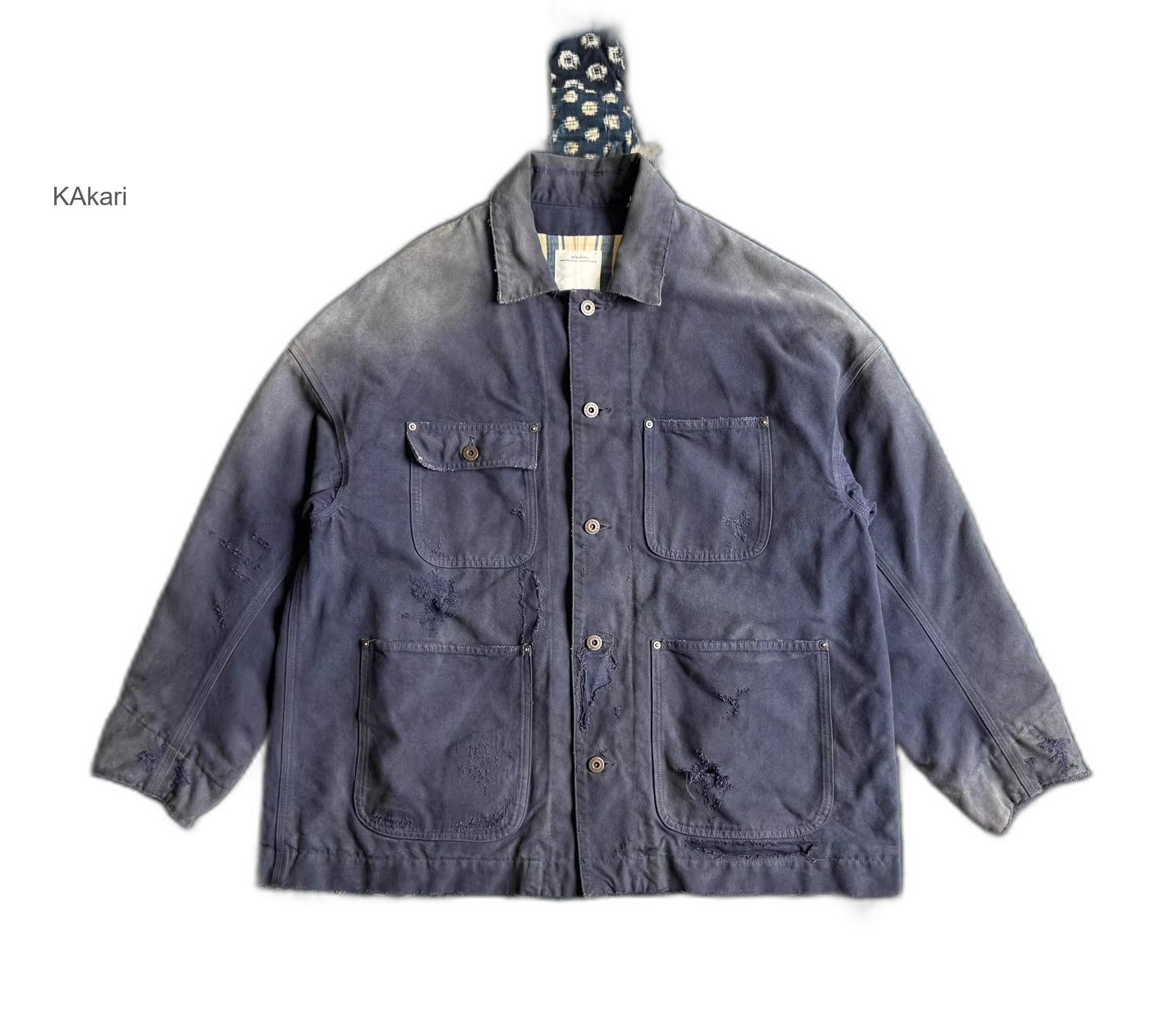 Visvim visvim macray coverall crash jacket grey | Grailed