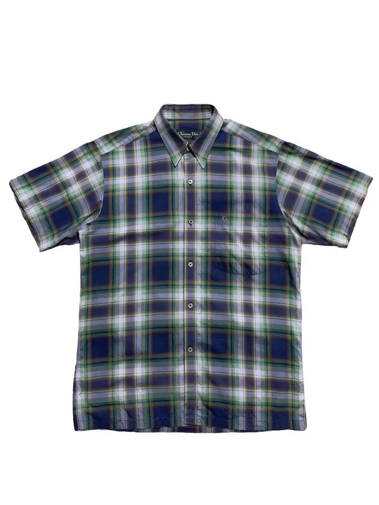 Dior Vintage christian dior tartan plaid shirt dior Size US L / EU 52-54 / 3 - 1 Thumbnail