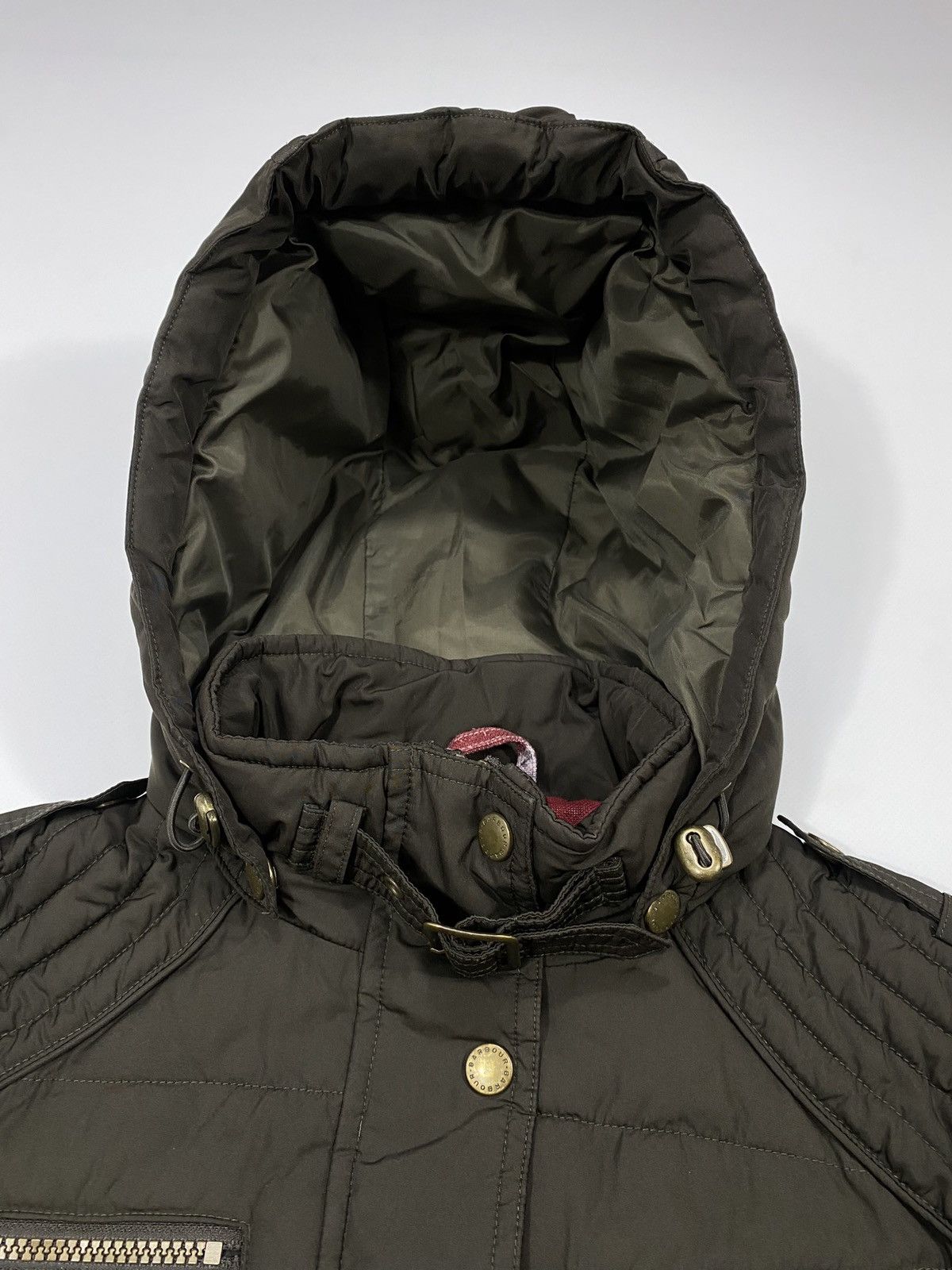 Barbour Barbour UK Short Bomber Jacket Quilted Insulated Size L / US 10 / IT 46 - 8 Thumbnail