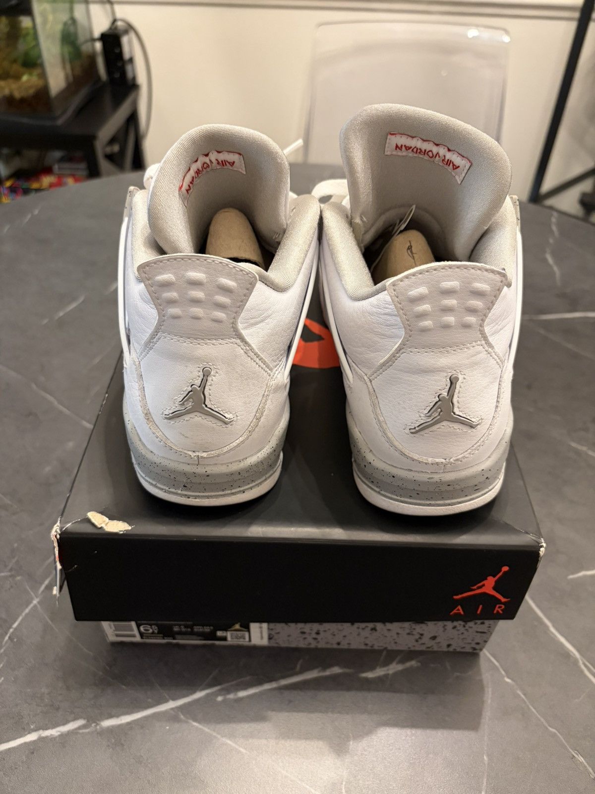 Jordan Brand Jordan 4 “White Oreo” 6.5Y Size US 6.5 / IT 36.5 - 4 Thumbnail
