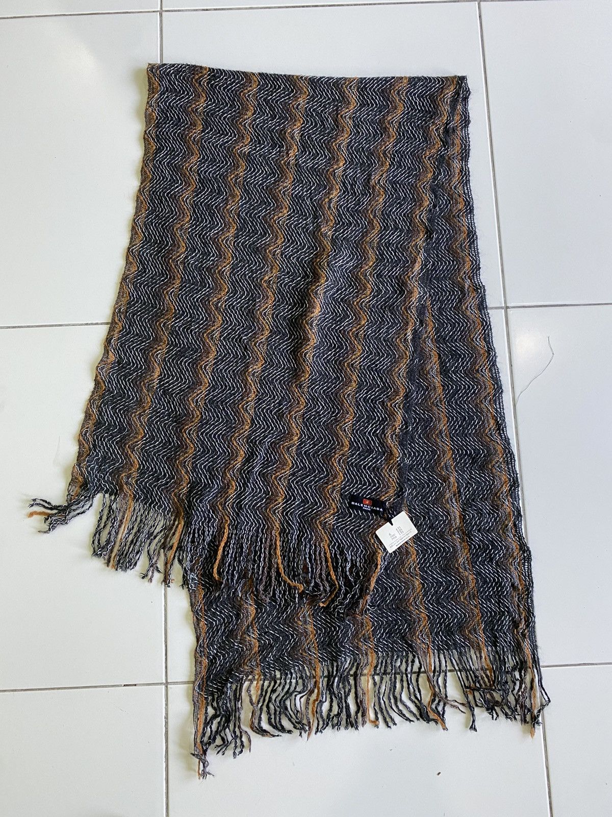Balenciaga Knit Scarf Balenciaga black Size ONE SIZE - 4 Thumbnail