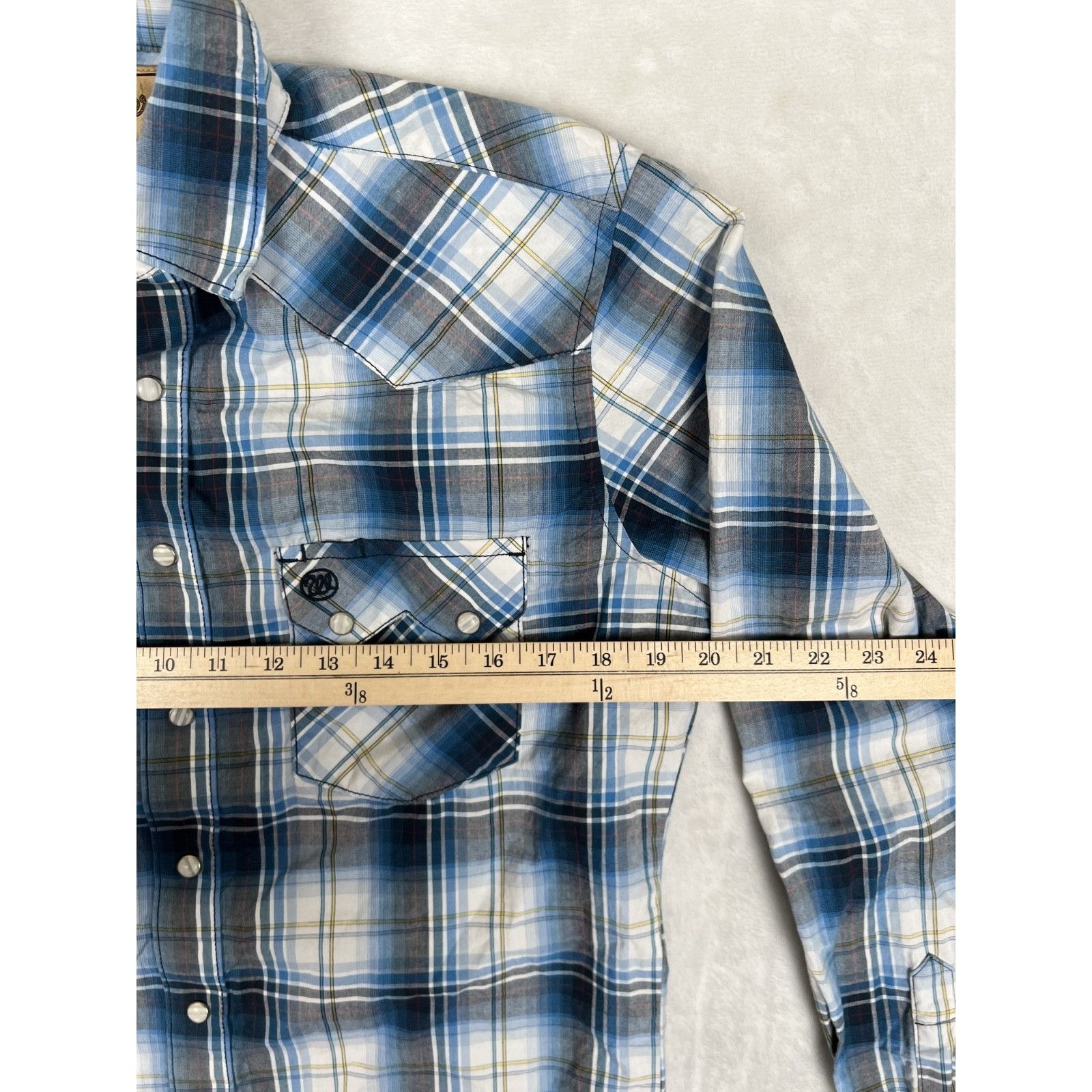 Wrangler Wrangler Retro Western Shirt Mens Small Plaid Pearl Snap Lon Size US S / EU 44-46 / 1 - 5 Thumbnail