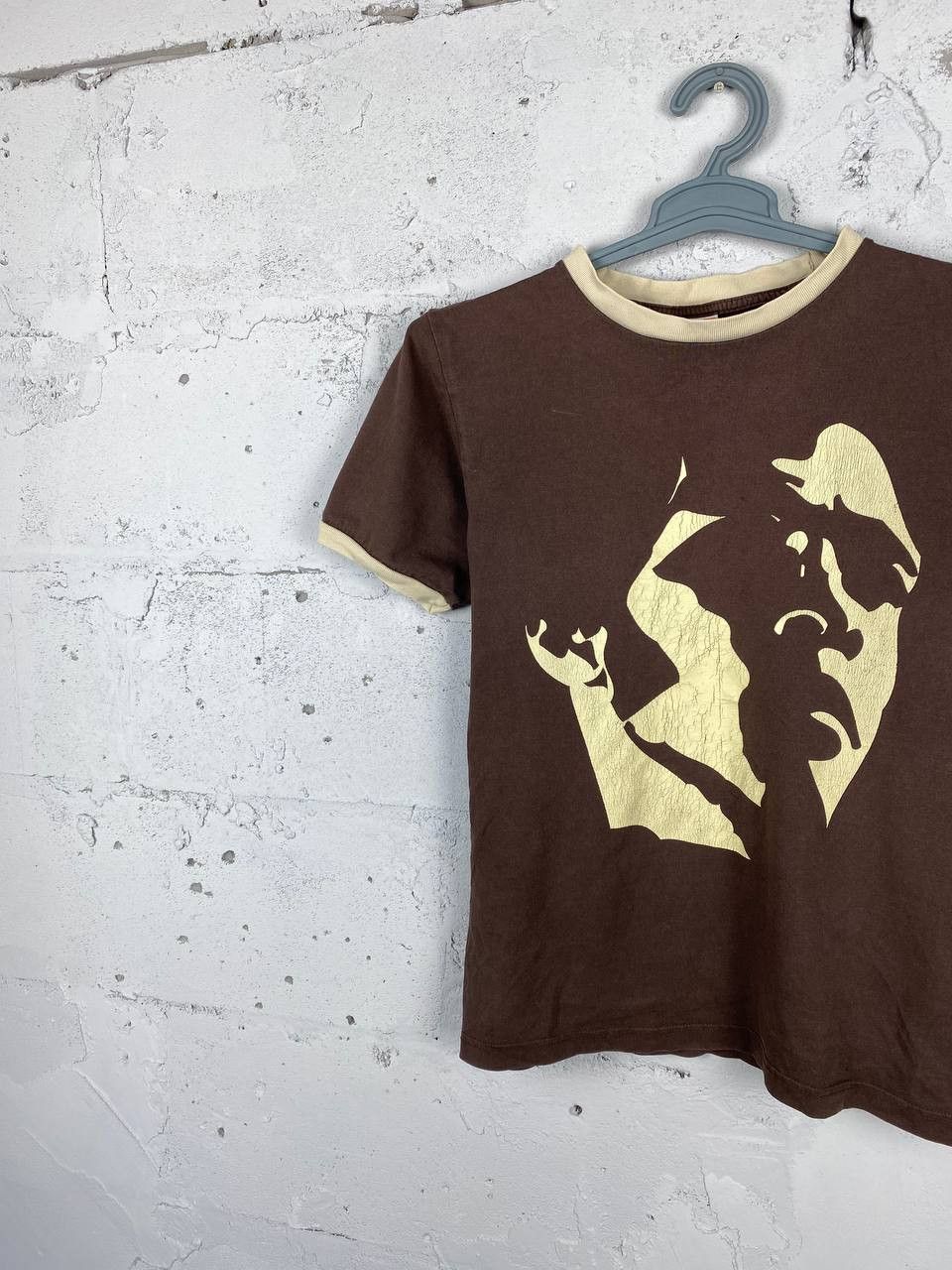 Seditionaries Japan Oversize Brown Distressed T-Shirt y2k style Printed Size S / US 4 / IT 40 - 2 Thumbnail