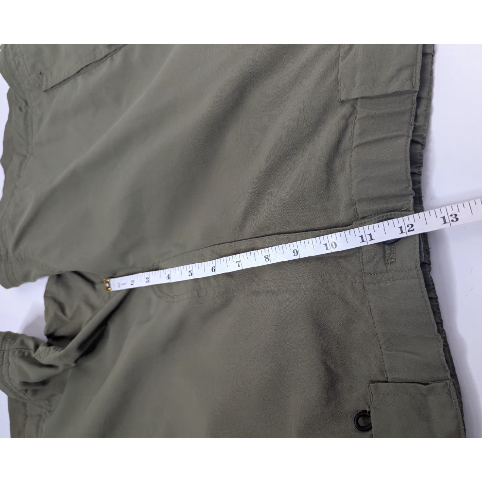 Vintage Boy Scouts of America Shorts Cargo Relaxed Men XL Green Nylon Cargo Pocket Front Flat Front Size US 36 / EU 52 - 5 Thumbnail