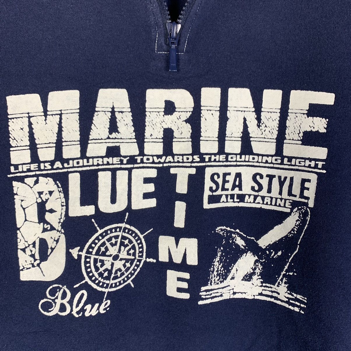 Blue Blue Japan Blue Blue Quarter Zip Sweatshirt Size US S / EU 44-46 / 1 - 4 Thumbnail