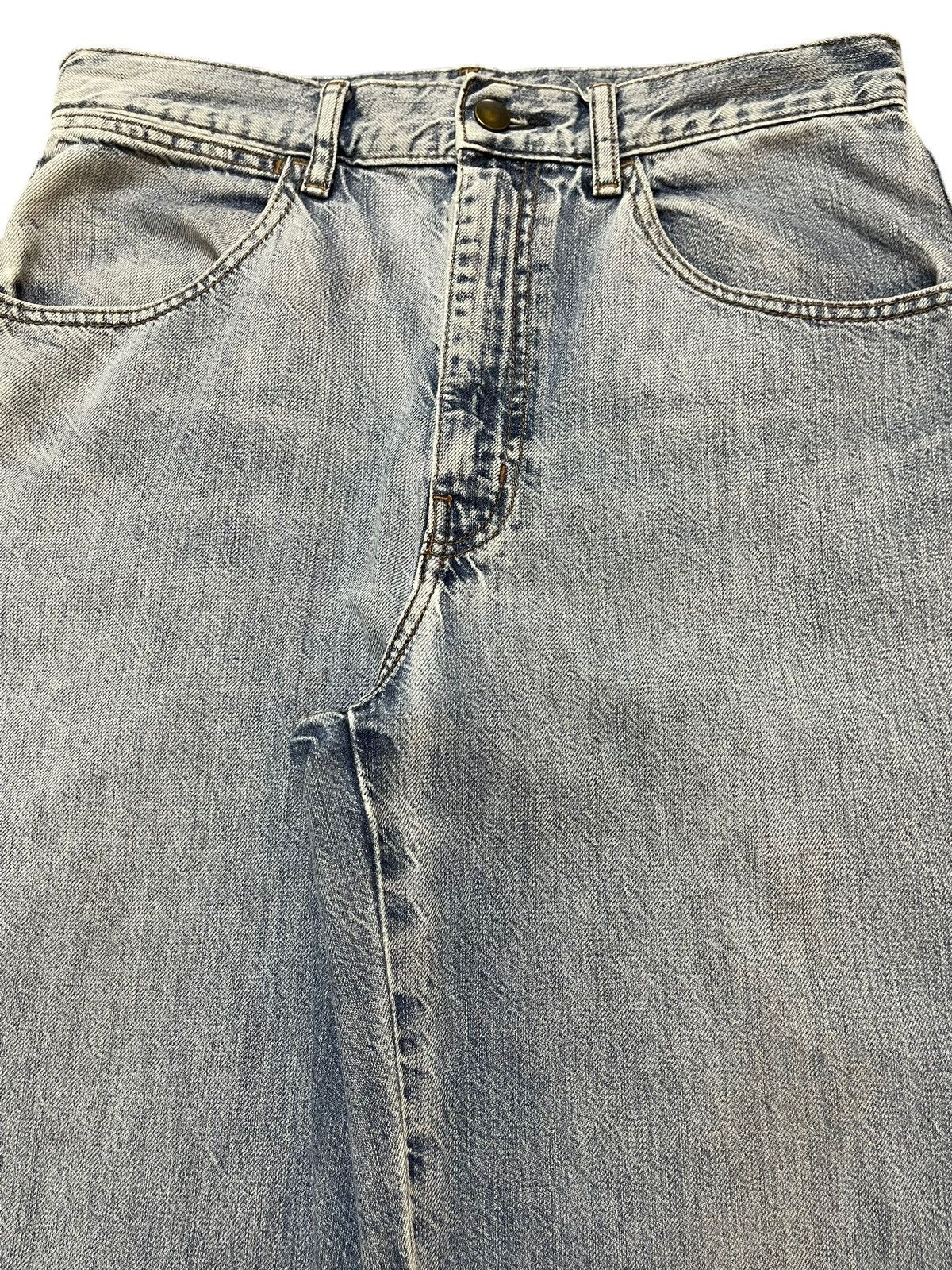 Uniqlo Vintage Japanese Uniqlo Blue Faded Wash Style Baggy Jeans Size US 30 / EU 46 - 4 Thumbnail