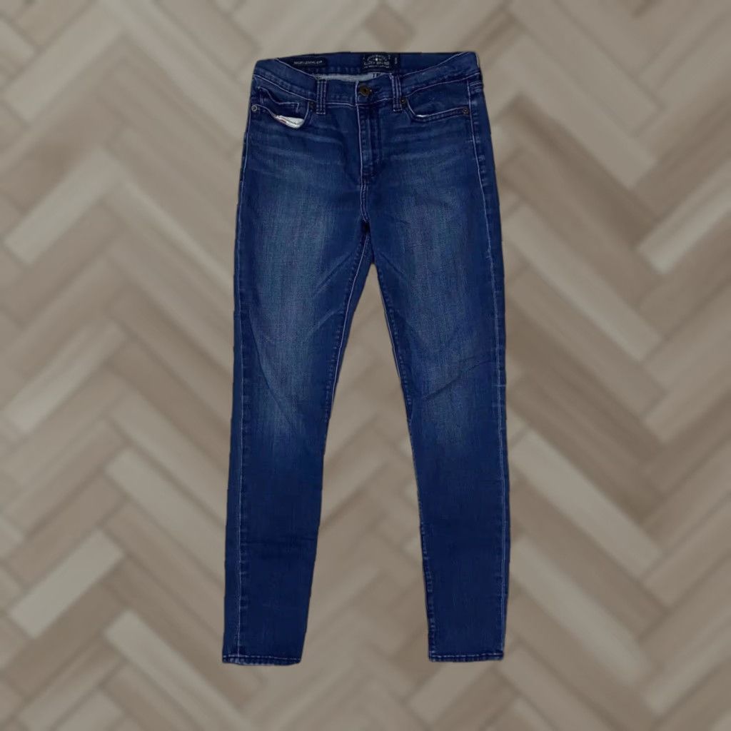 Lucky Brand Lucky Brand Brooke Legging Jean Womens Mid rise size 10 30x28 Blue Denim Skinny Womens Regular Jeans Tight Comfort Size 32" / US 10 / IT 46 - 1 Thumbnail