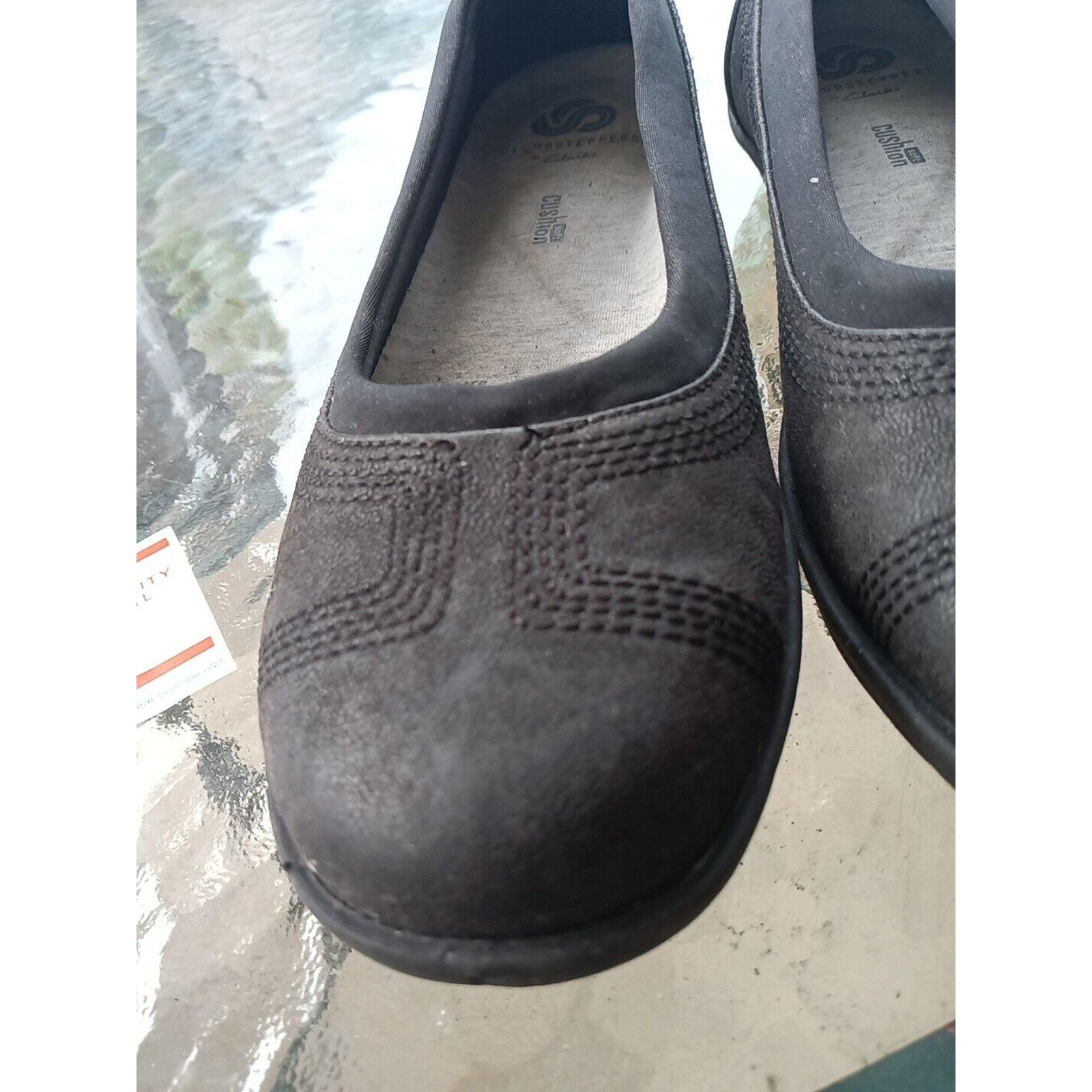 Clarks Cloudsteppers by Clarks Shoes Womens 5.5 Black Slip On Size US 5.5 / IT 35.5 - 2 Thumbnail
