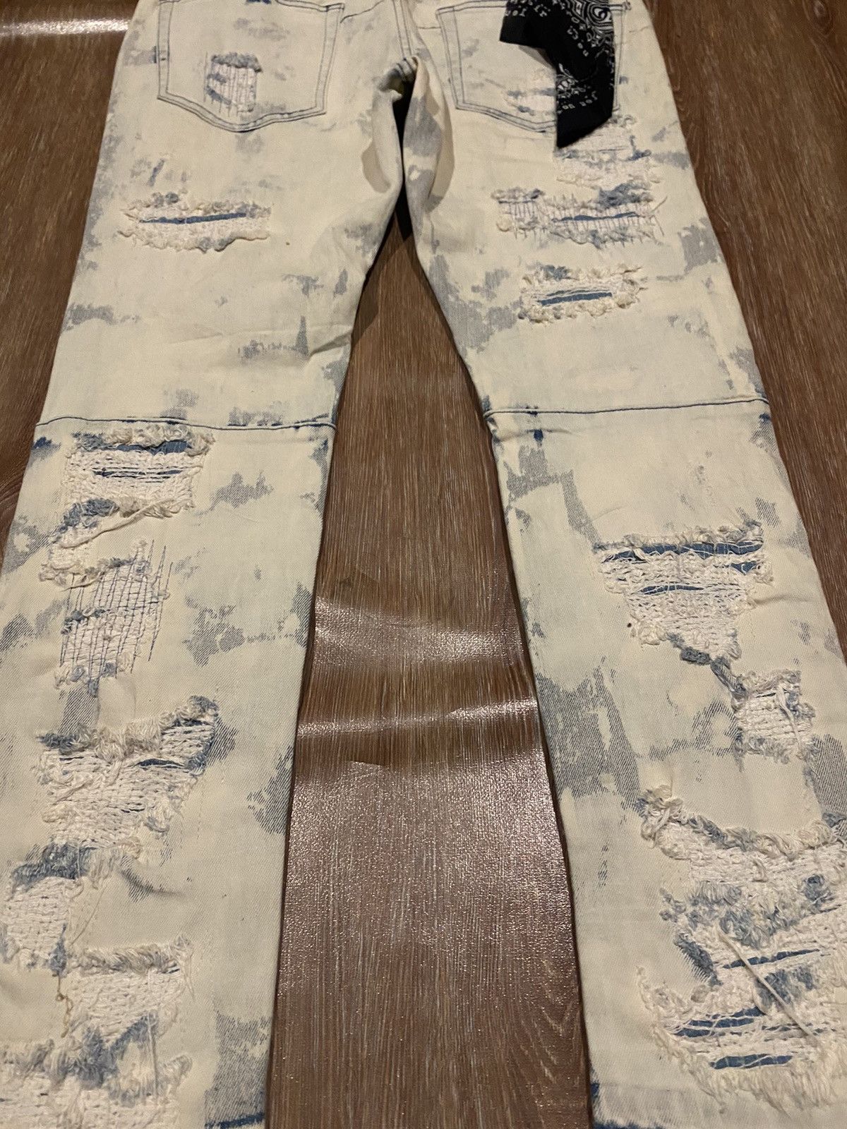Hysteric Glamour Japan 🇯🇵 bleu noir inspired kapital/ undercover patchwork Size US 38 / EU 54 - 9 Thumbnail