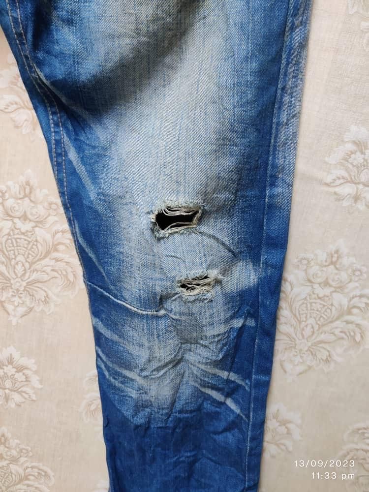 Denim & Co. Denim Co. Distressed jeans Stonewash slim fit Size US 34 / EU 50 - 9 Thumbnail