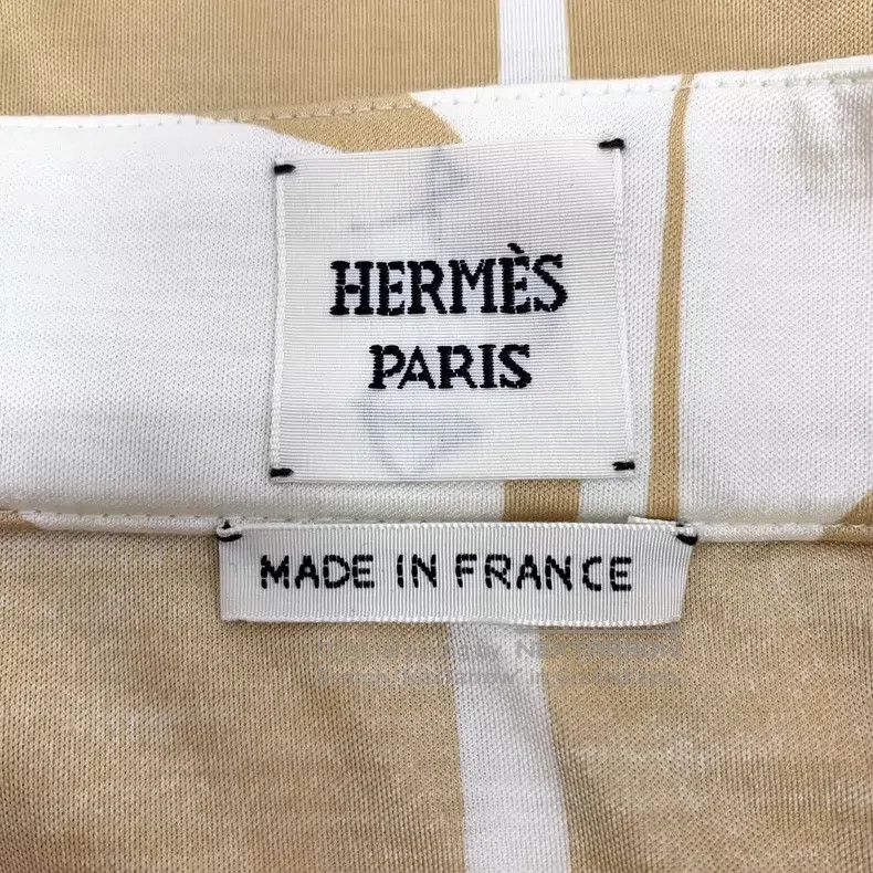 Hermes Hermes Color-Blocked Buckle Printed Open Slit Silk Knit Sk Size 24" / US 00 / IT 34 - 5 Thumbnail