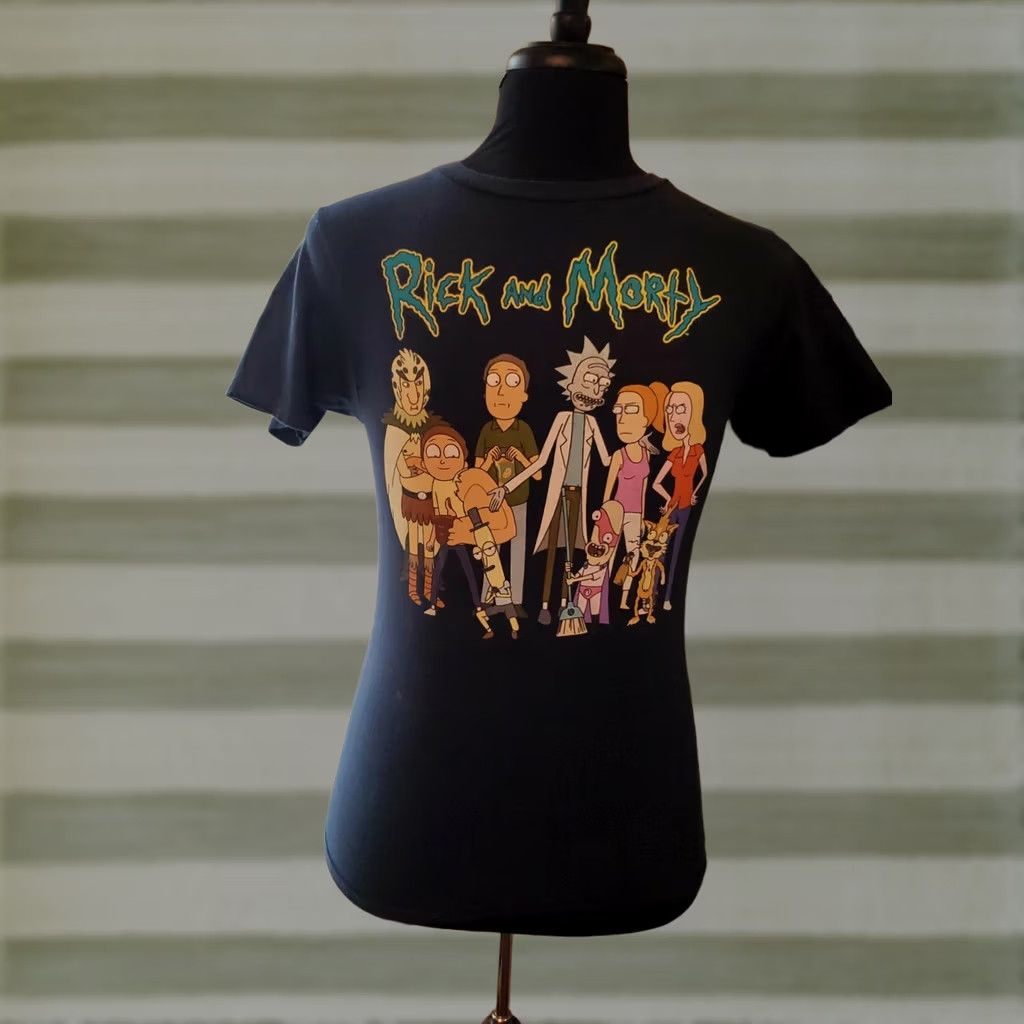 Ripple Junction Rick And Morty Characters Navy Blue T Shirt Size Small Size US S / EU 44-46 / 1 - 1 Thumbnail