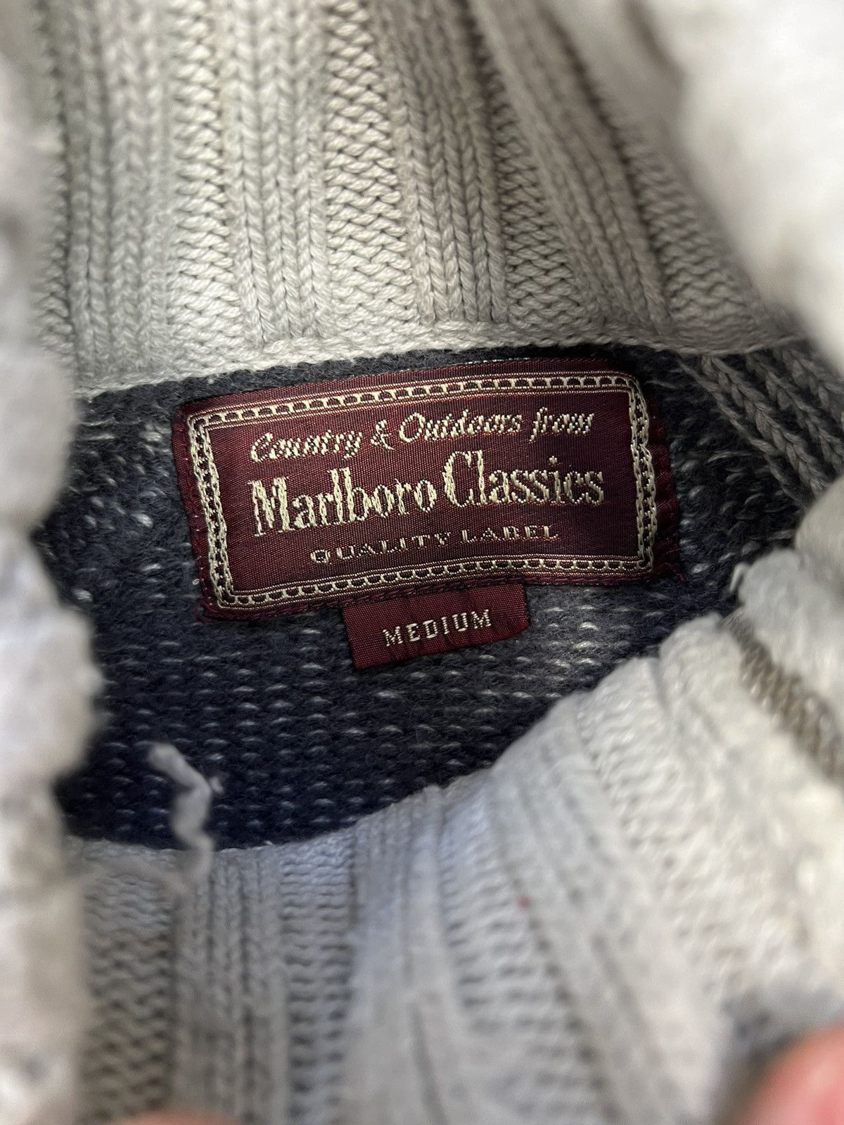 Marlboro × Marlboro Classics × Vintage Sweater Marlboro Classics vintage logo Size US M / EU 48-50 / 2 - 3 Thumbnail