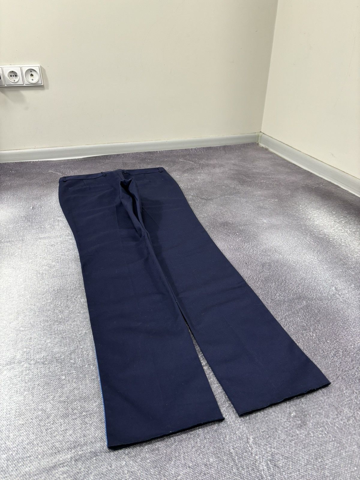 Roberto Cavalli Roberto Cavalli Men’s Navy Blue Luxury Dress Pants Trousers Size US 34 / EU 50 - 13 Thumbnail