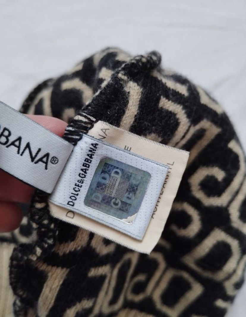 Dolce & Gabbana Dolce Gabbana wool monogram beanie hat y2k Size ONE SIZE - 6 Thumbnail