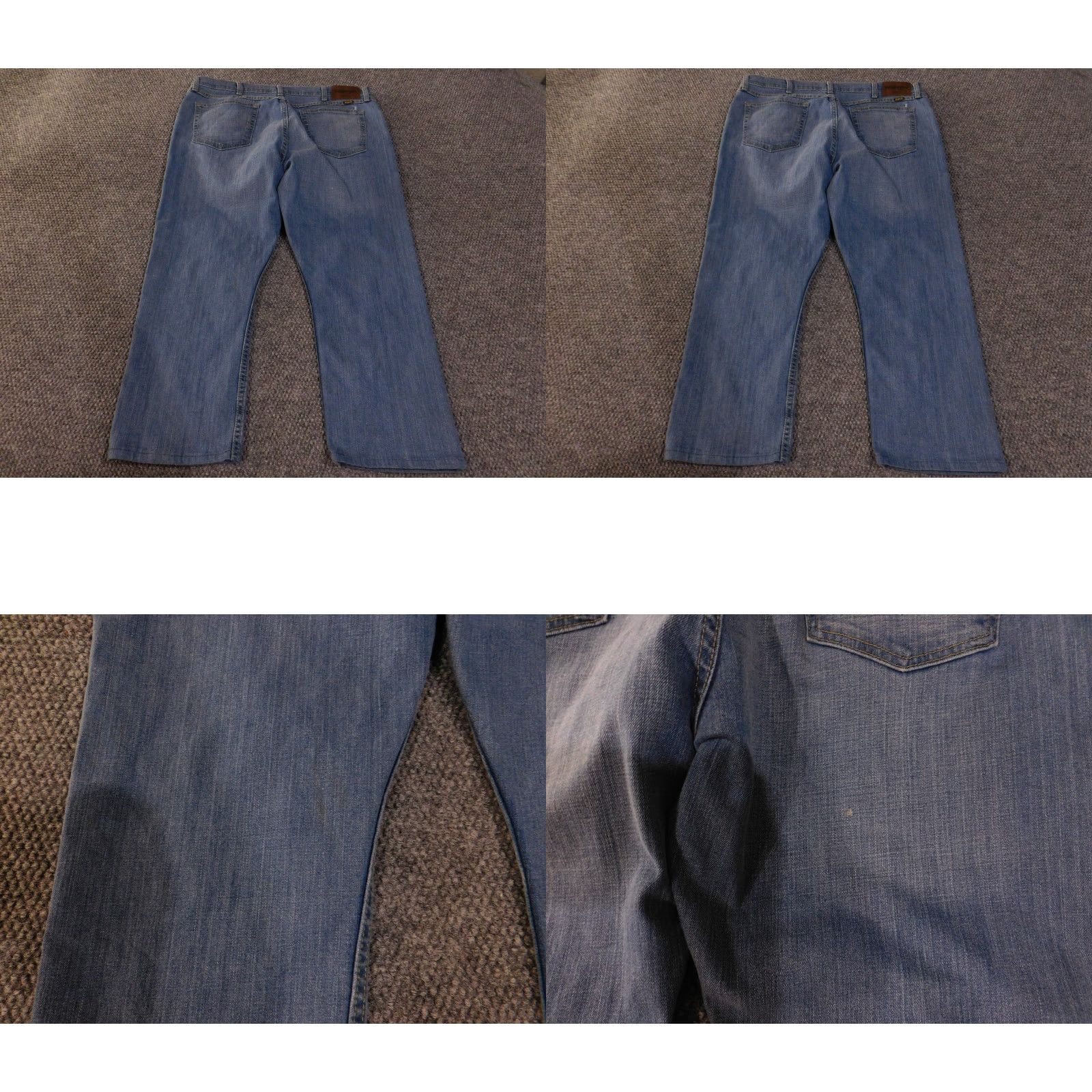 Wrangler Wrangler Jeans Mens 38x29 Blue Straight Leg Relaxed Fit Denim Pants Classic Size US 38 / EU 54 - 8 Thumbnail