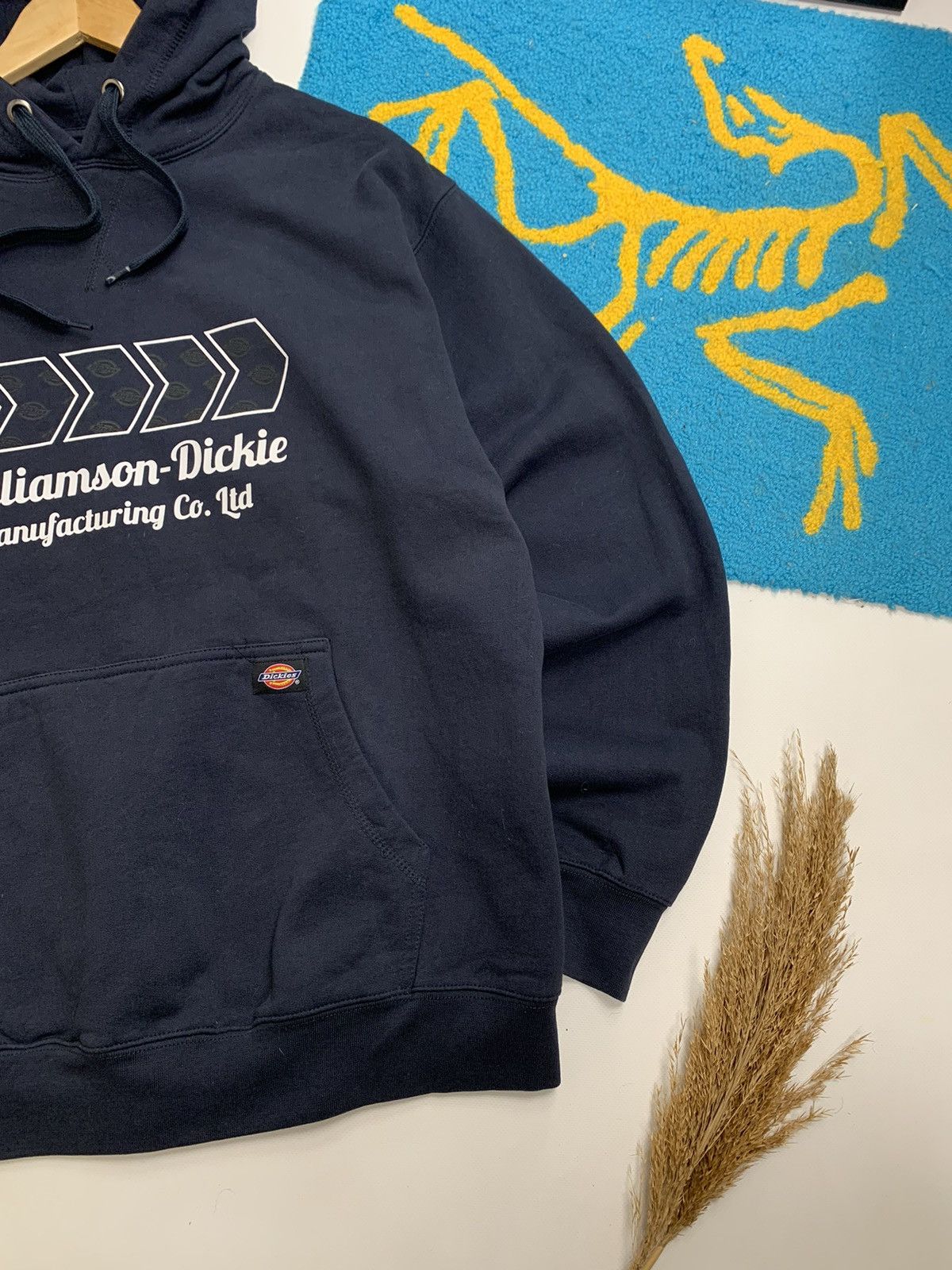 Dickies × Vintage Vintage Dickies Overprinted Logo Heavy Cotton Hoodie Size US L / EU 52-54 / 3 - 2 Thumbnail