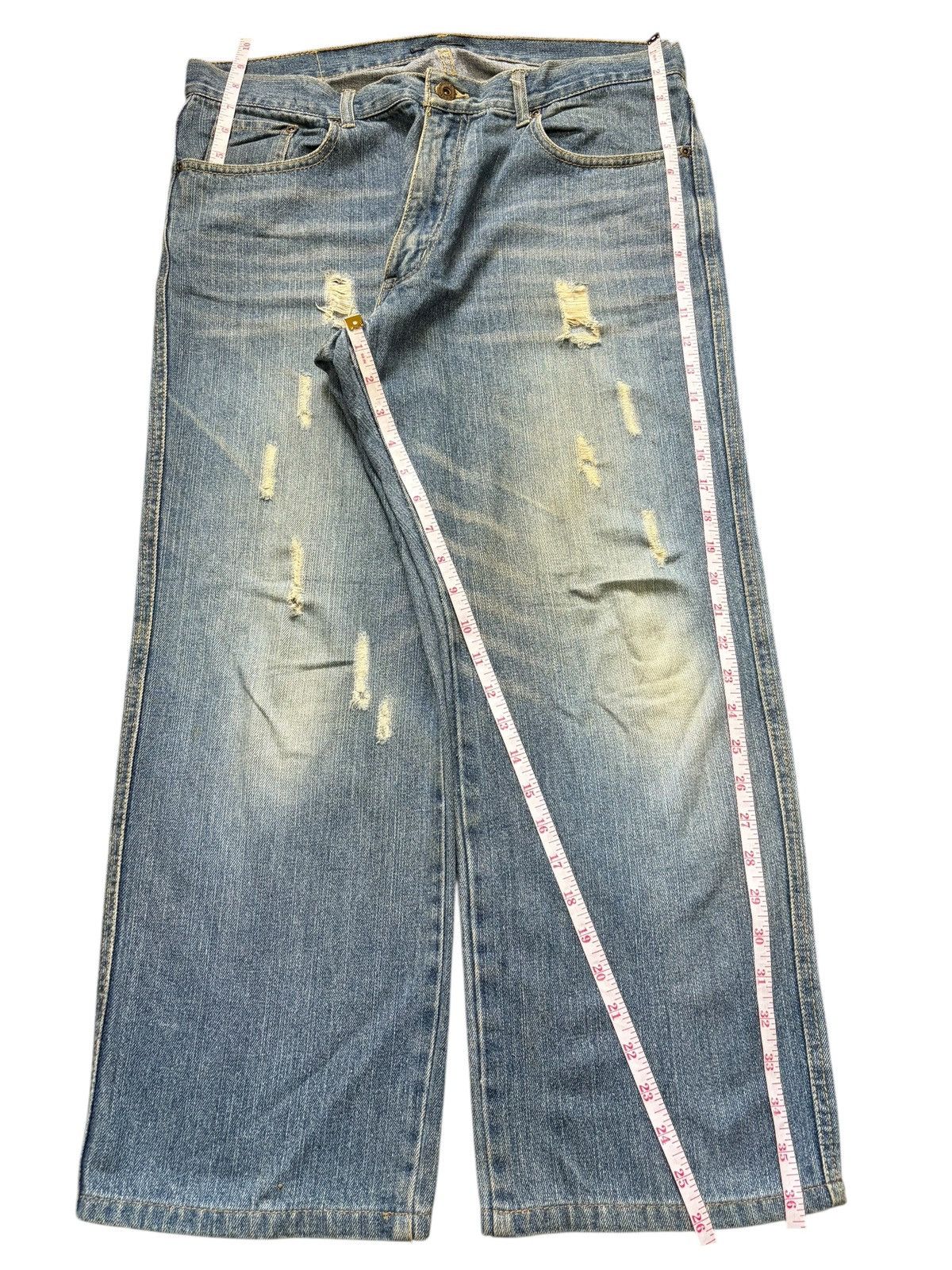 Acne Studios Vintage Japanese Brand Distressed Baggy Jeans Size 34" / US 12 / IT 48 - 7 Thumbnail