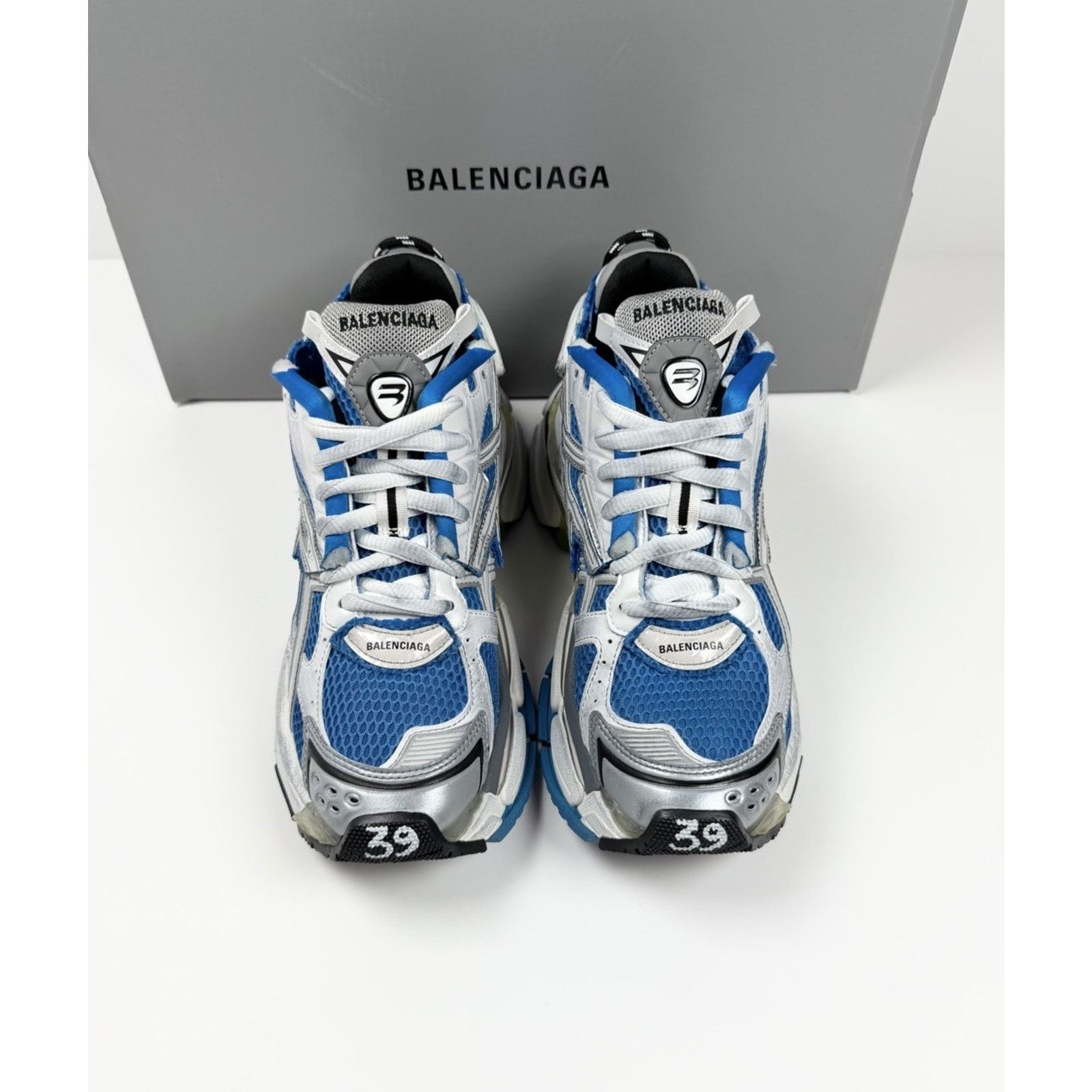 Balenciaga Size 39EU/6US - Balenciaga Runner Blue Sneakers NEW Size US 6 / EU 39 - 3 Thumbnail