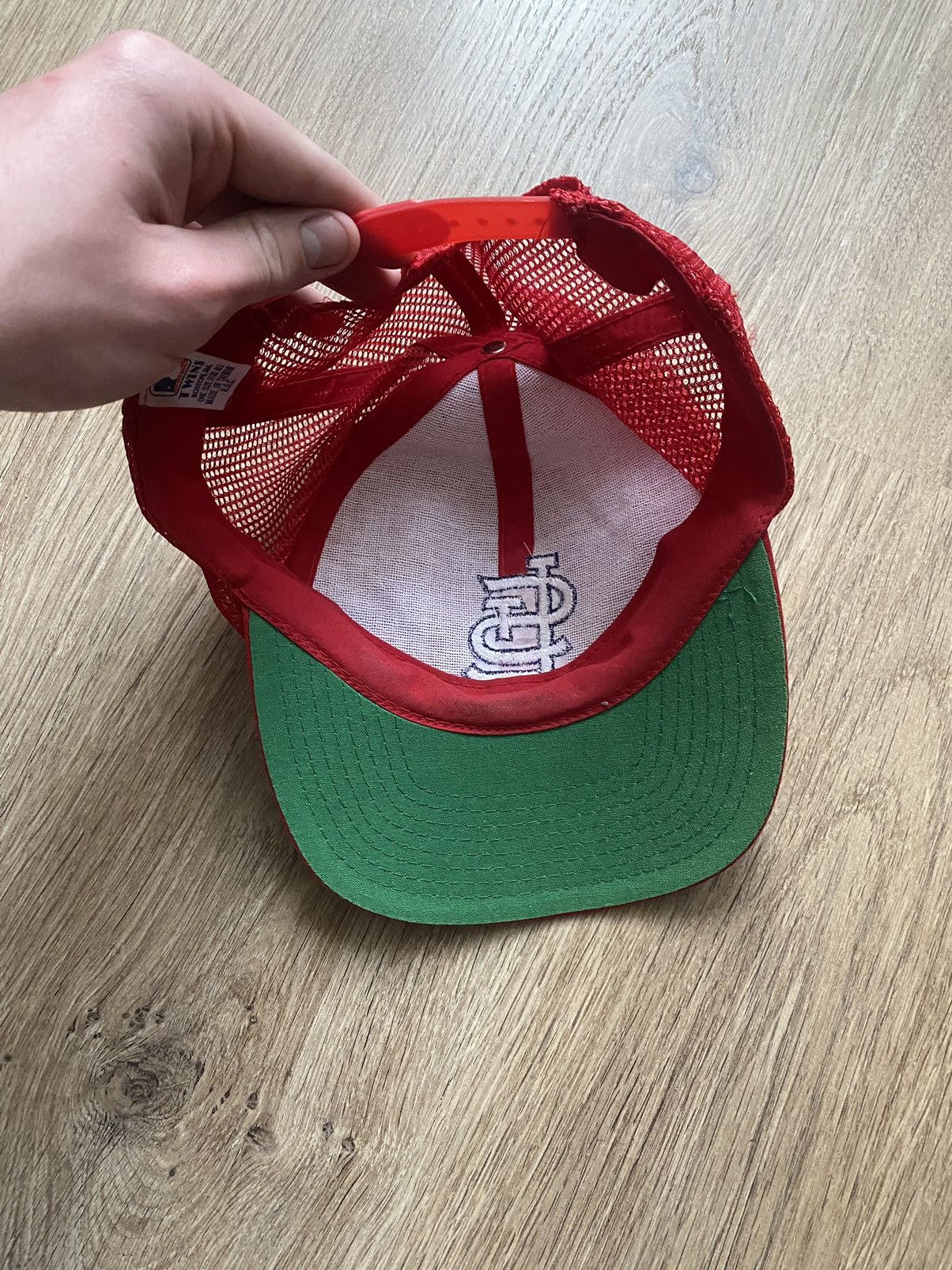 MLB × Sports Specialties × Vintage VTG 80’s St Louis Cardinals twins BOSTON Snapback Cap Size ONE SIZE - 3 Thumbnail