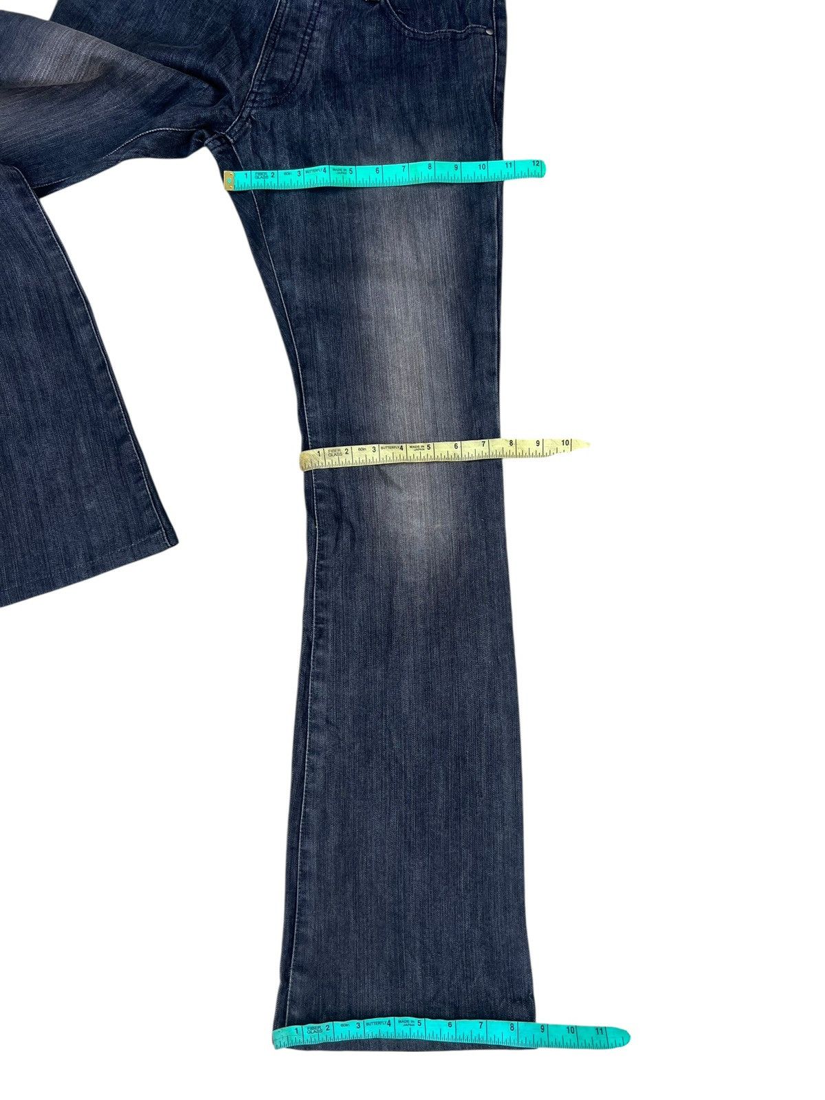 5351 POUR LES HOMMES 5351 Pour Les Hommes Black Denim Flare Jeans Size US 31 - 5 Thumbnail