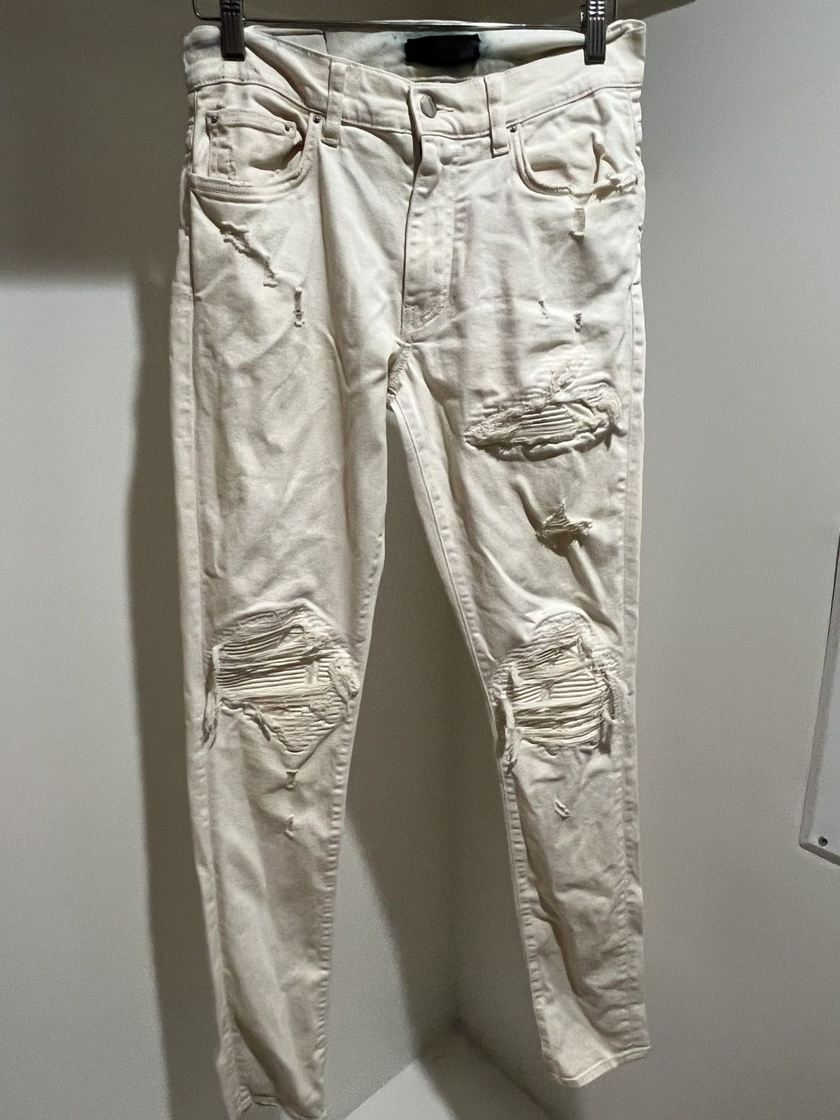 Amiri Amiri Denim jeans off white Size US 29 - 2 Thumbnail