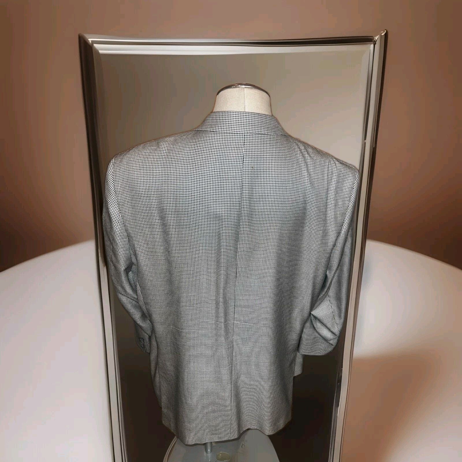 Other G Manzoni Wool/Silk Blend Blazer Sz 40 L Made In Italy Size 40L - 3 Thumbnail
