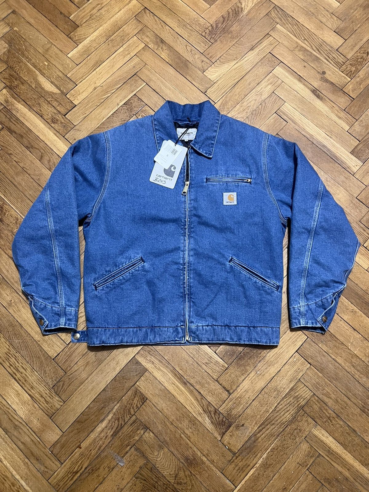 Carhartt Carhartt OG Detroit Jacket blue denim S Size US S / EU 44-46 / 1 - 1 Thumbnail