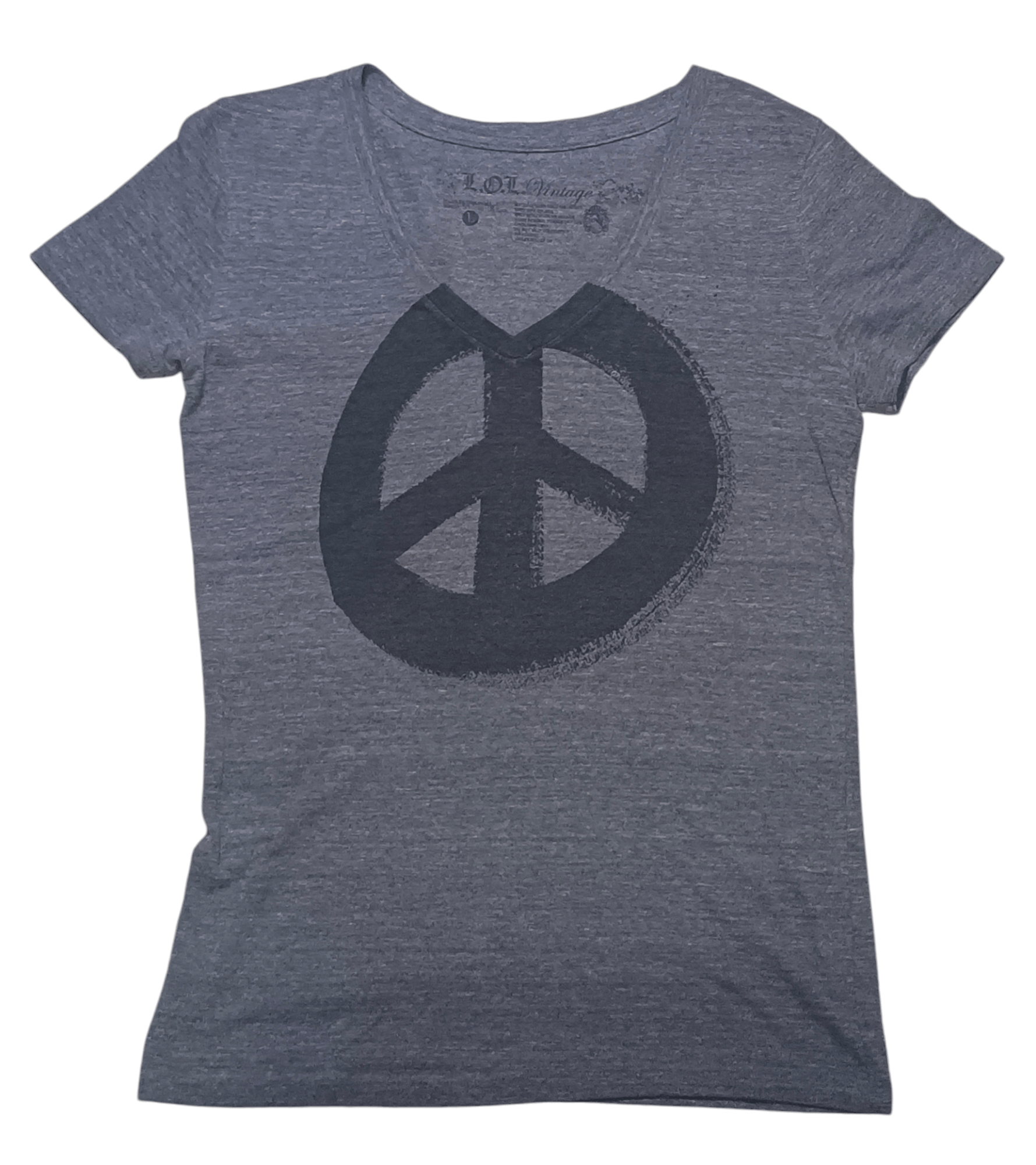 Japanese Brand × Vintage L.O.L Vintage Peace Sign Shirt Size L / US 10 / IT 46 - 1 Thumbnail