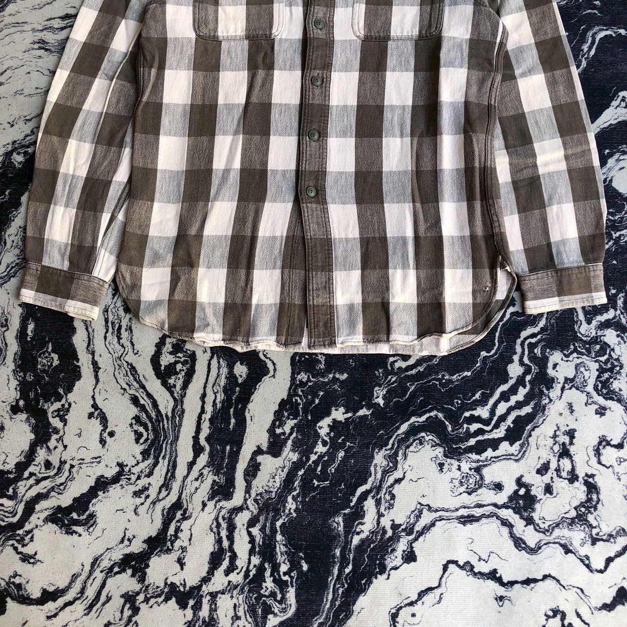 RRL Ralph Lauren RRL Ralph Lauren Plaid Flannel Work Shirt Size US M / EU 48-50 / 2 - 4 Thumbnail